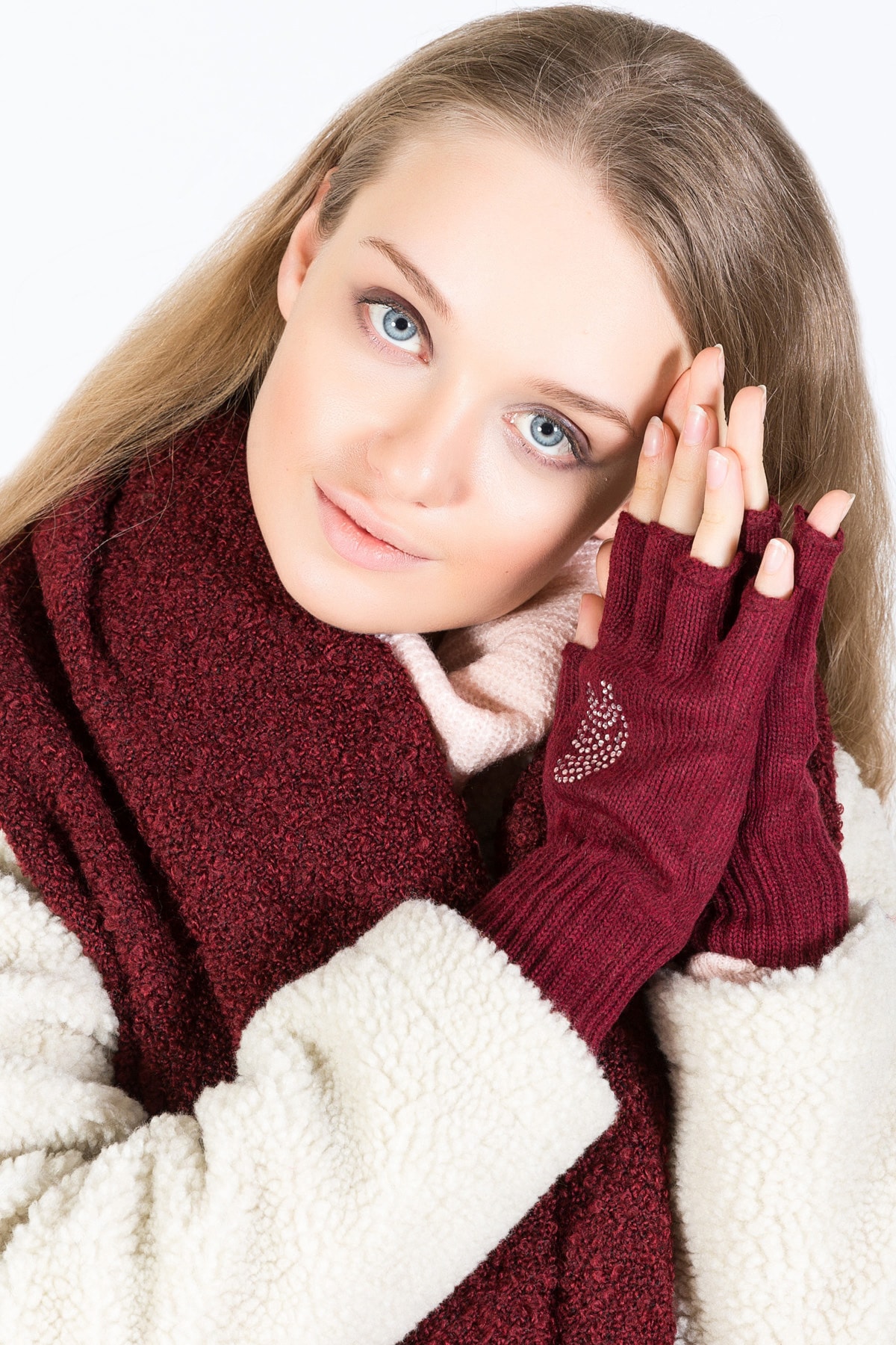 POSUSS Taş Detaylı Parmaksız Eldiven 3100