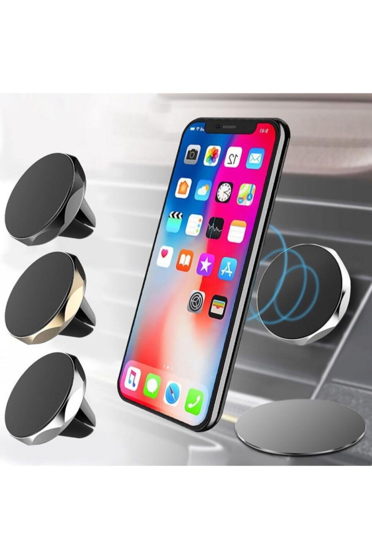 iStone I Stone Mıknatıslı Peteğe Takılan Araba Telefon Tutacağı Silver