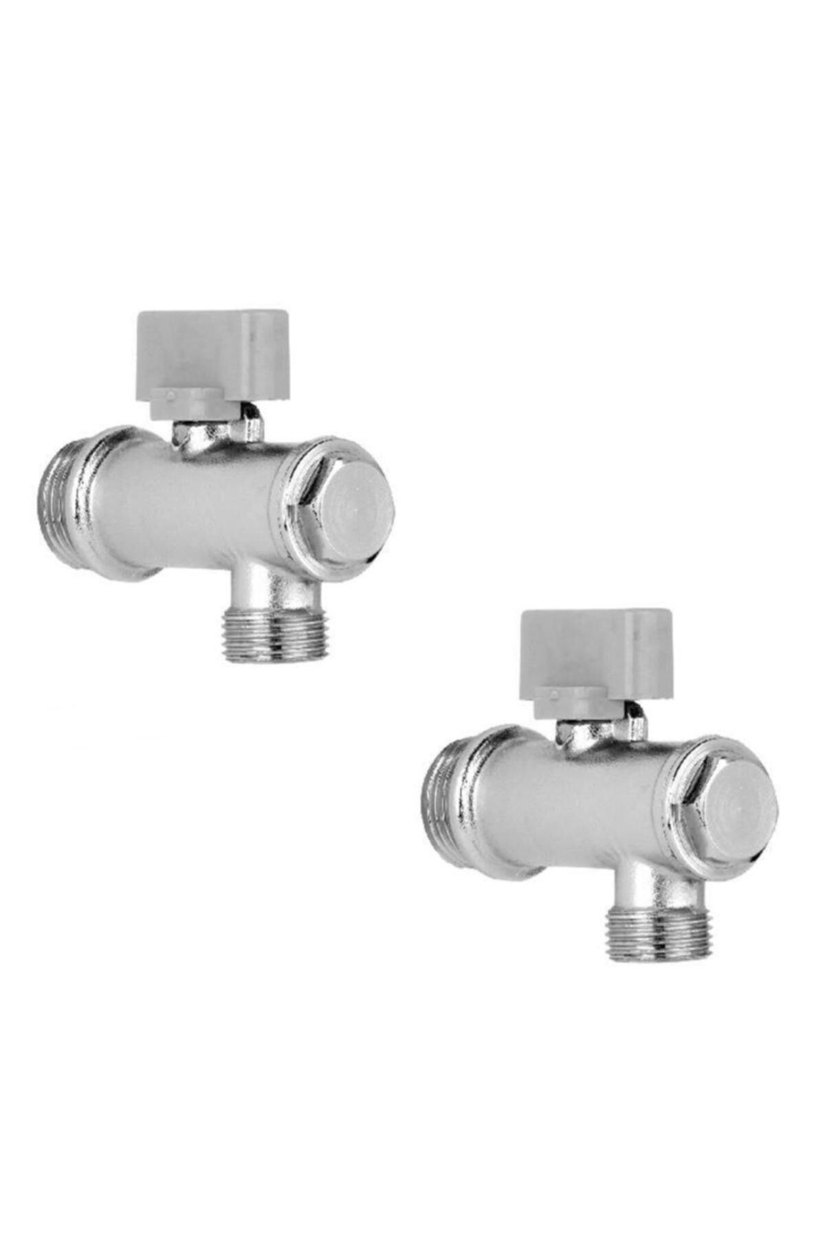 EYM Aqua Blue Küresel Filtreli Ara Musluk 2 Li Set Blister Ambalajlı