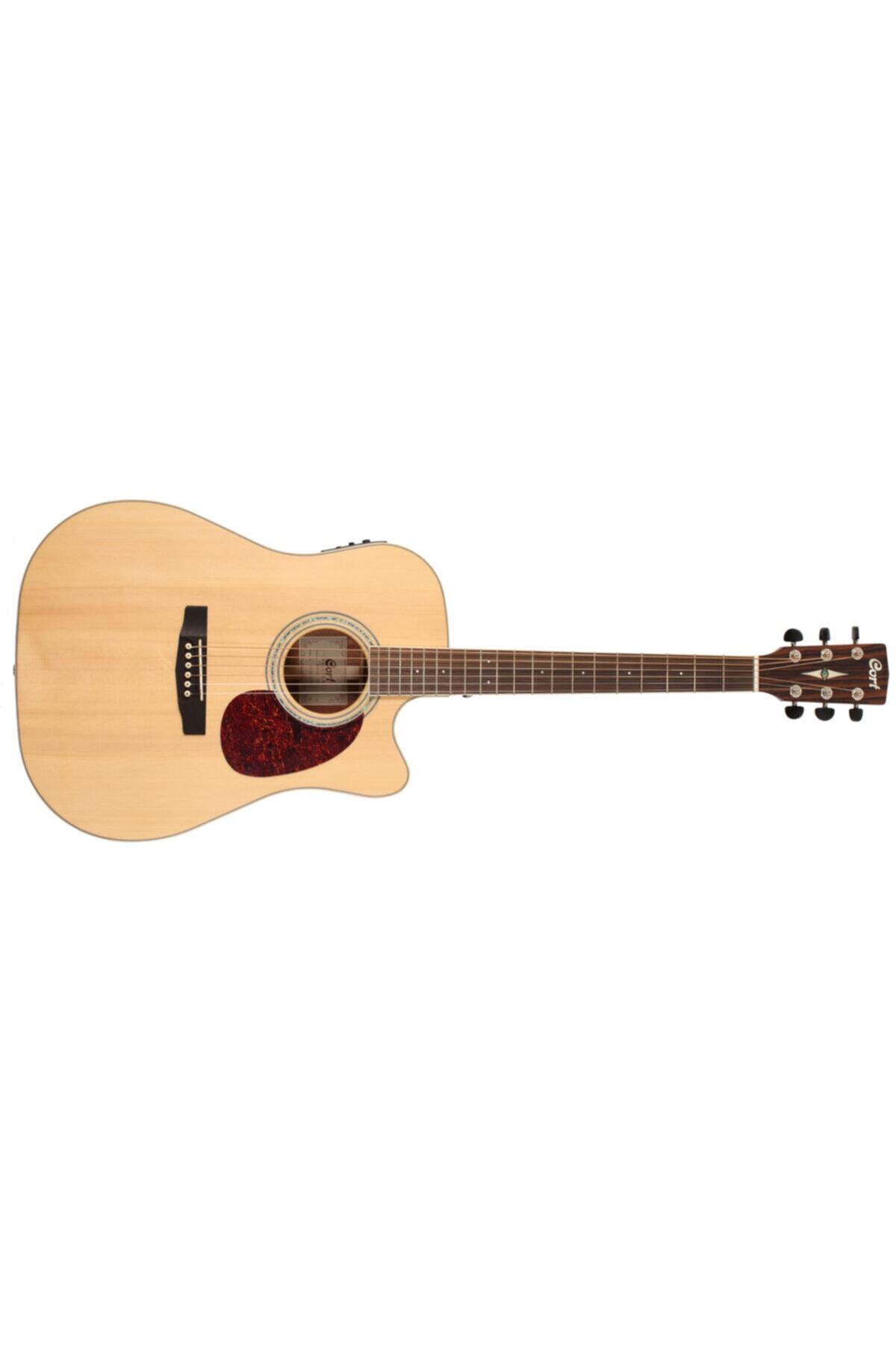 CORT Elektro Akustik Gitar, Natürel Satin, Fıshman