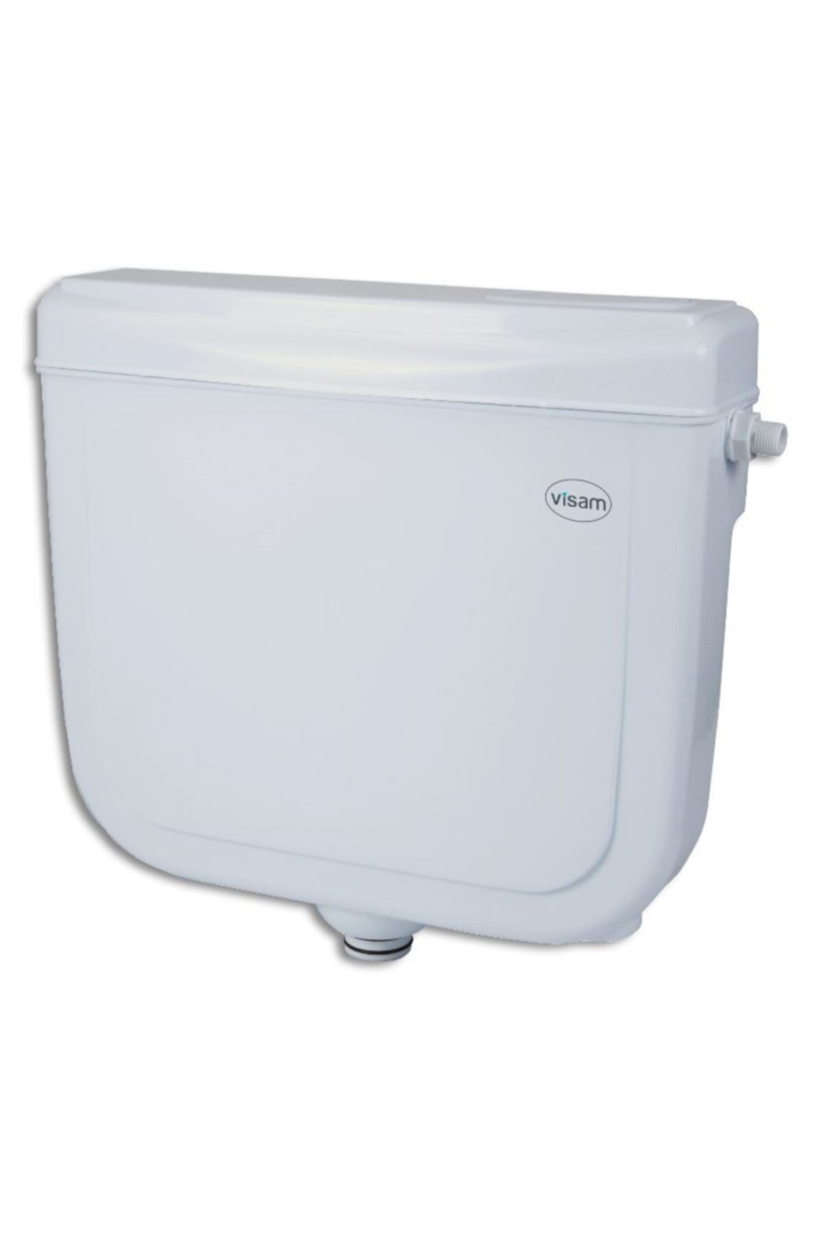 Visam Deniz 2000 Stoplu Spiral Dirsekli Basmalı Klozet Arkası Plastik Rezervuar Takım