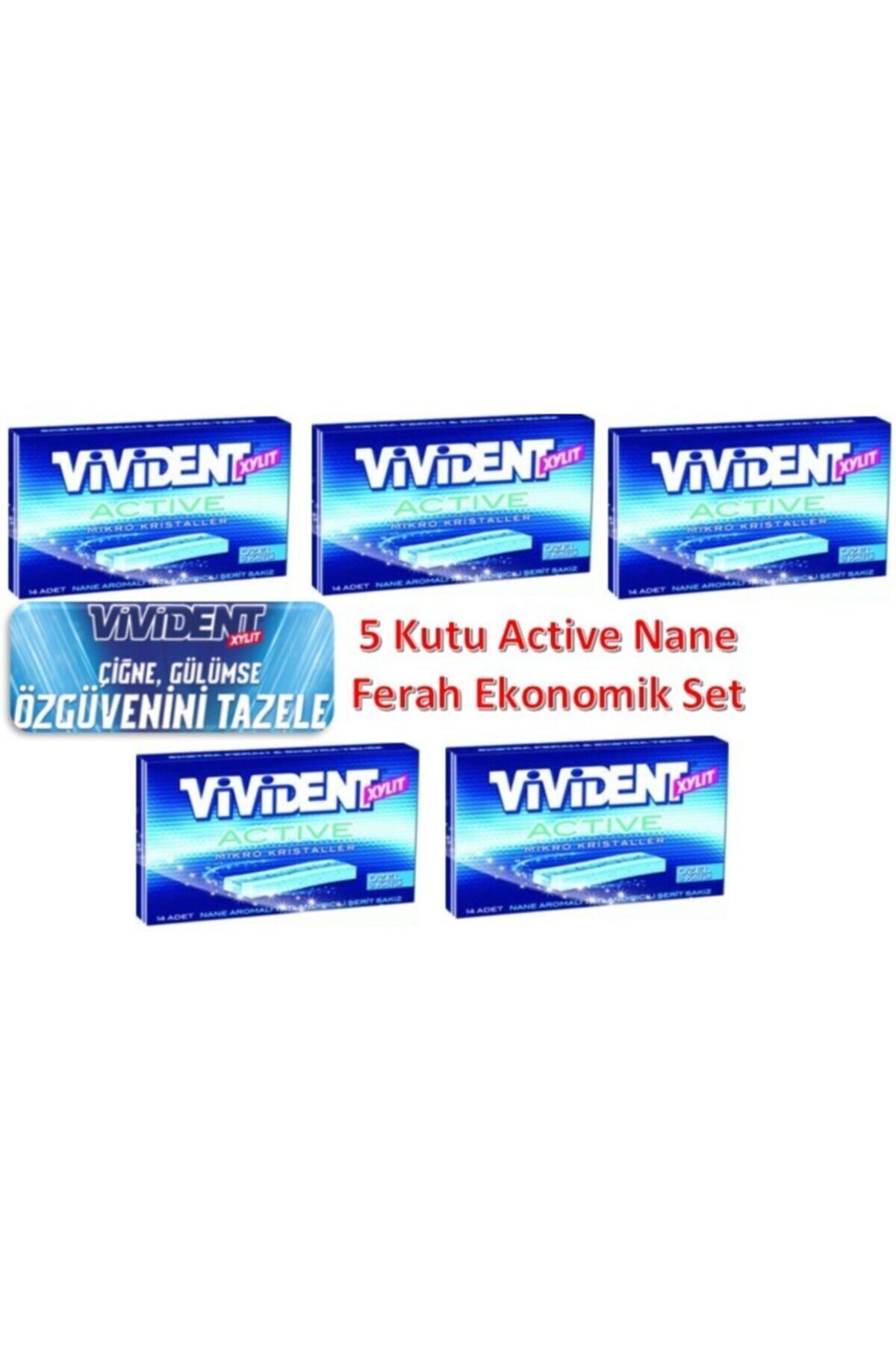 Vivident 3d Active Nane_5'li (33gr) Ekonomik Set