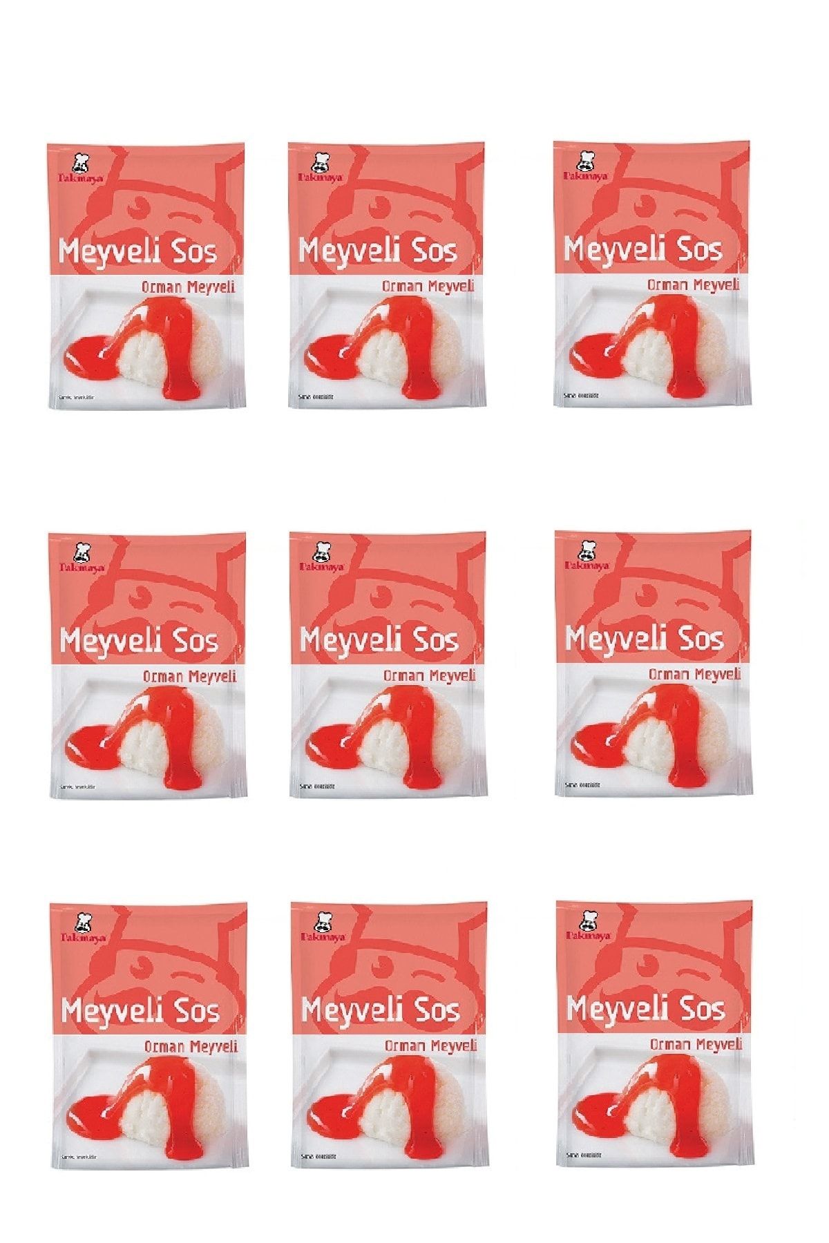 Pakmaya Orman Meyveli Sos 78 Gr X 9 Adet