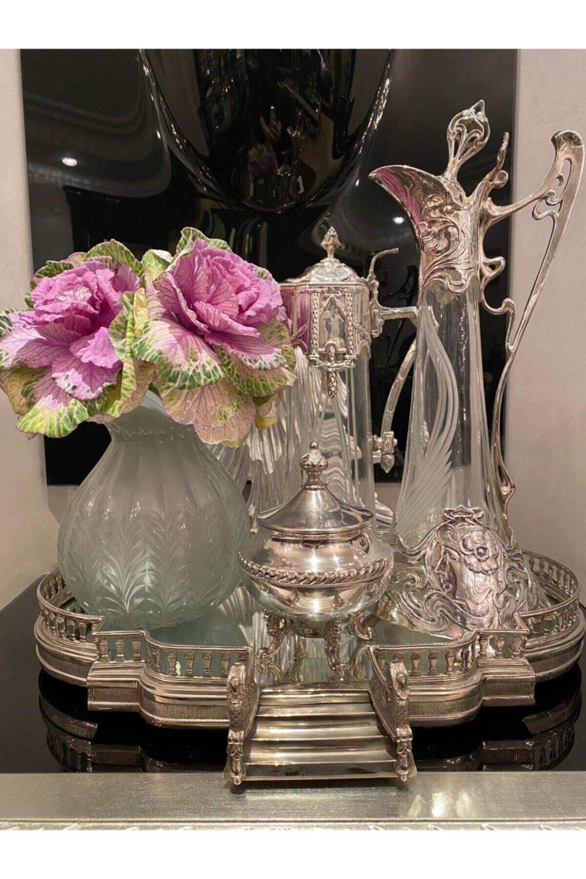 Tunesi Home Sümbül Serisi Gri Vazo