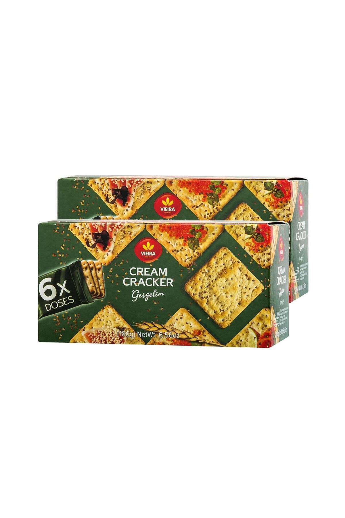 VİEİRA Susamli Krem Kraker 186 G X 3