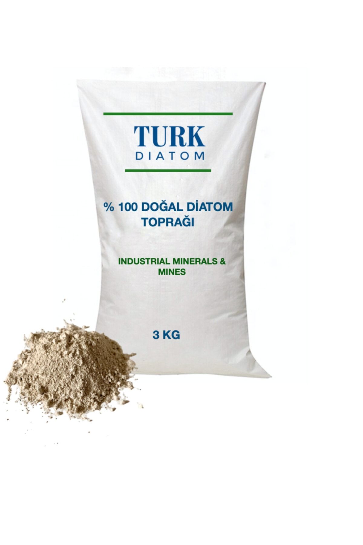 Turk Diatom Diatomlu Bit Pire Kuş Toprağı 3 Kg (kimyasal Içermez)