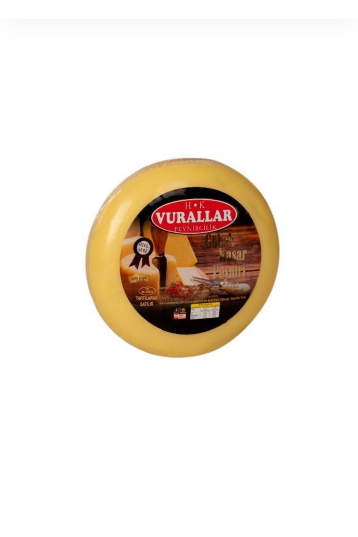 Vurallar Peynircilik Göbek Kaşar Peyniri 1000g