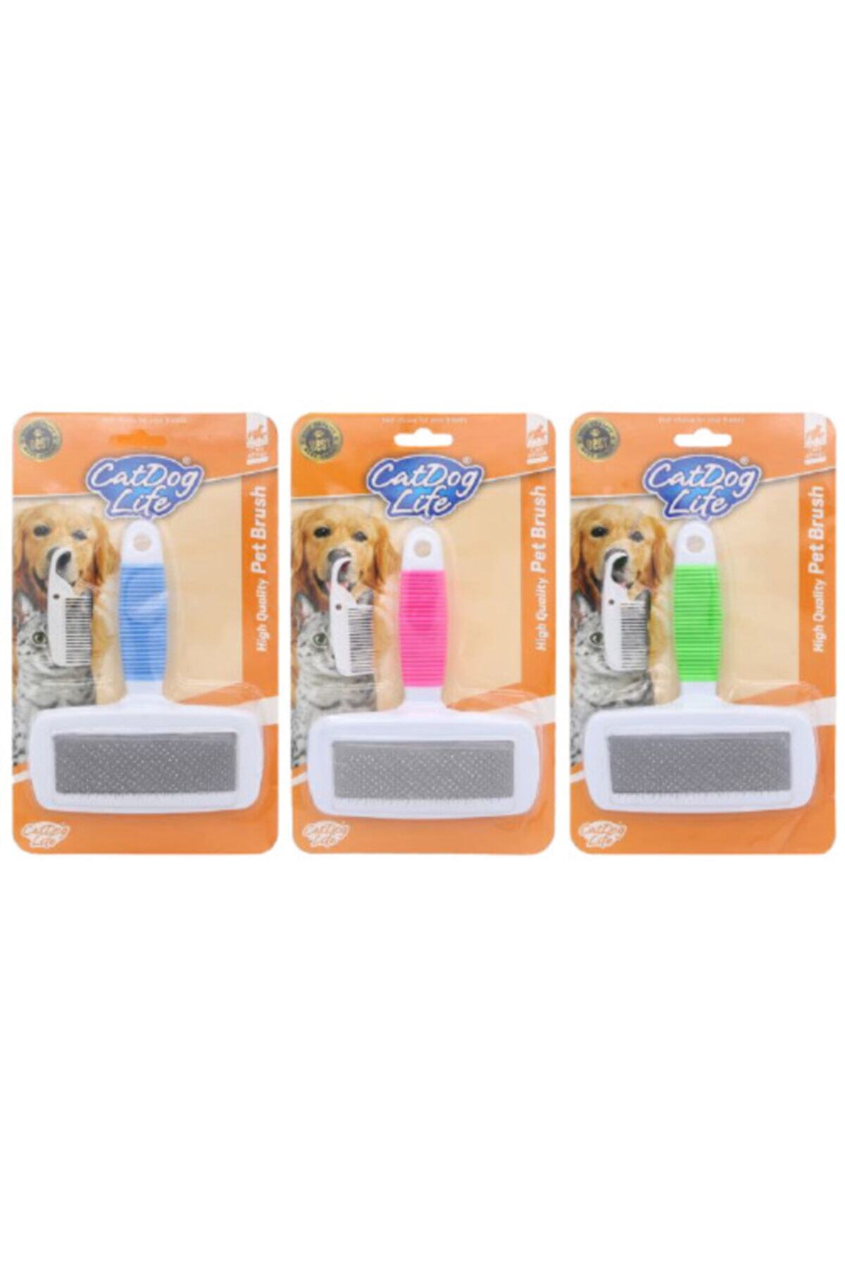 Pet Pretty Petpretty Ince Telli Fırça + Tarak Large