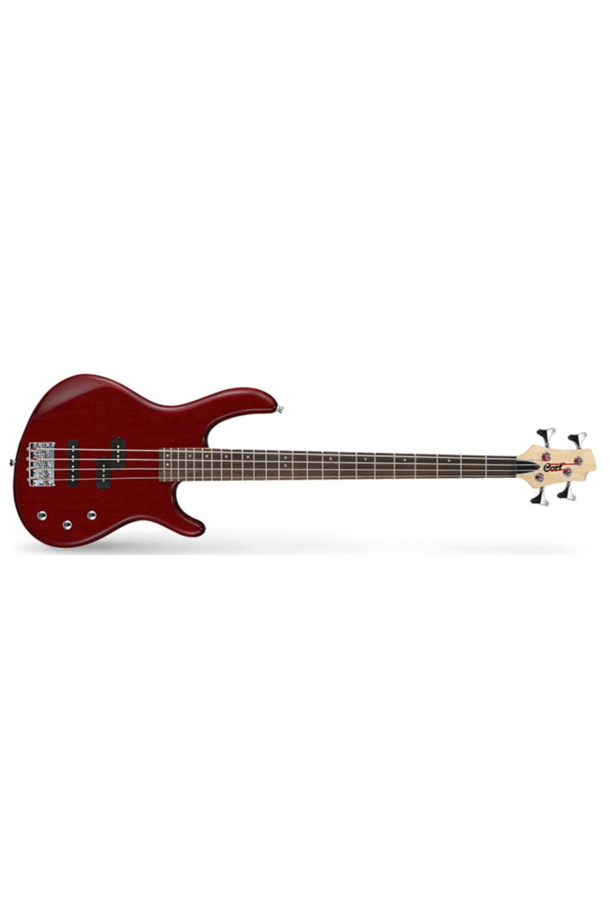 CORT Bas Gitar Actıon, Double Cutaway, Open Pore Vişne