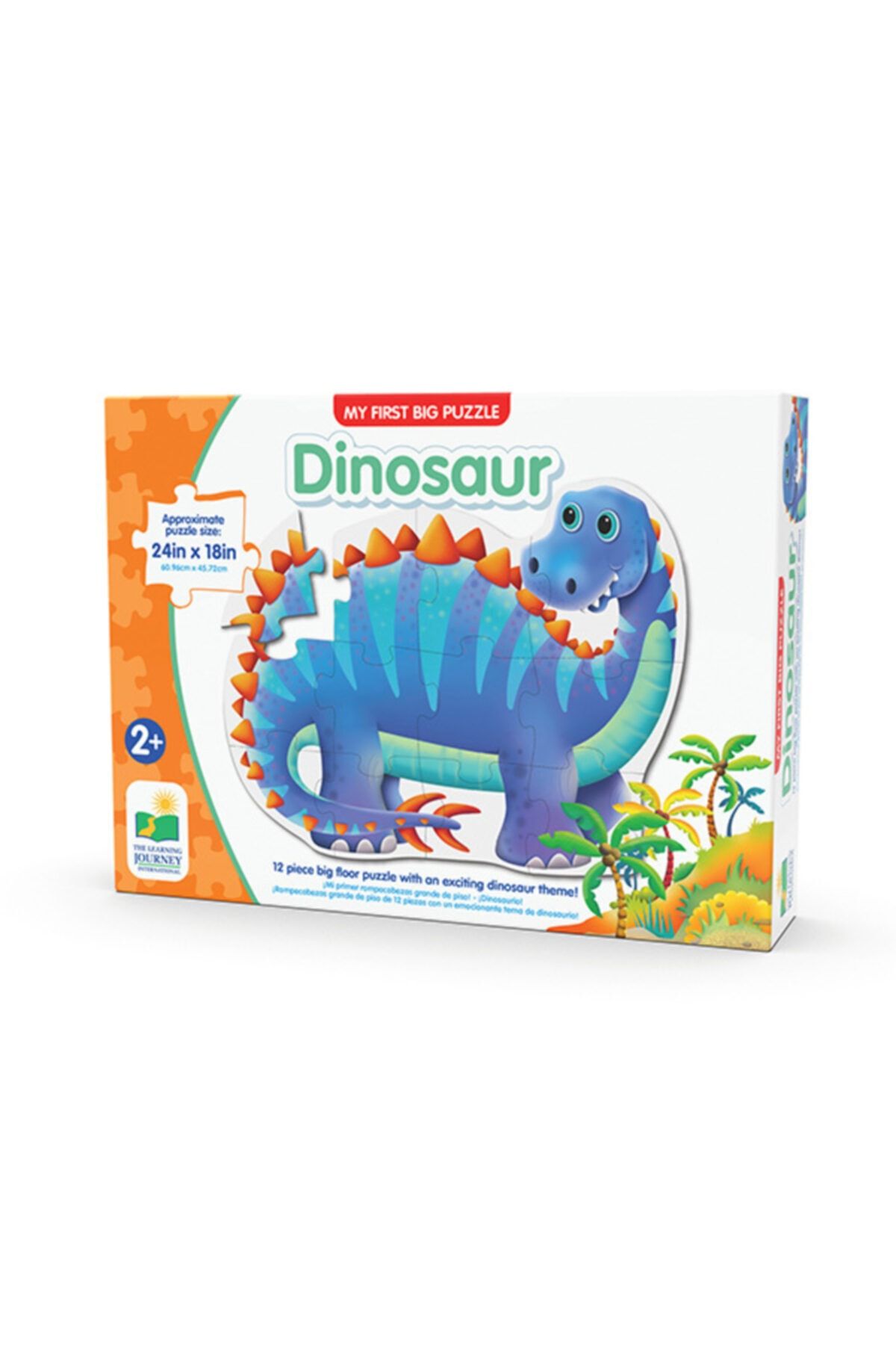 The Learning Journey Büyük Boy Puzzle - Mavi Dinazor