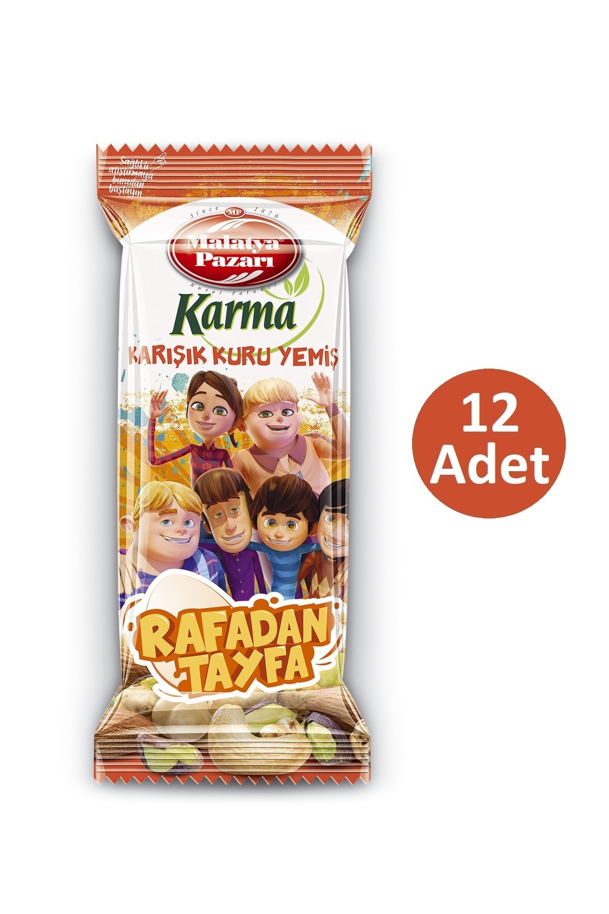 Malatya Pazarı Murat Palancı Rafadan Tayfa Karma Karışık Kuru Yemiş 40 Gr. 12 Adet