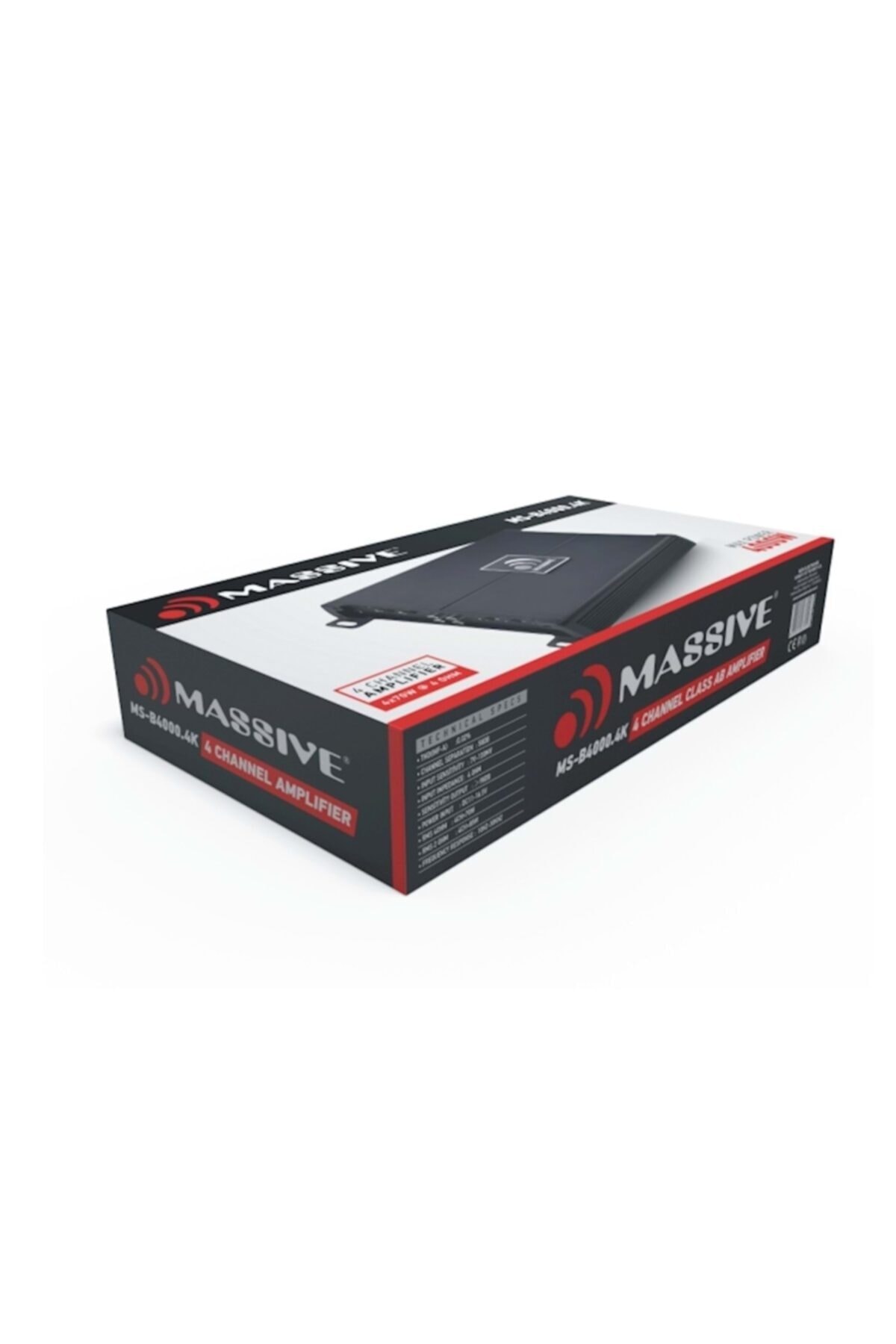 Massive Massıve Ms-b4000.4k 4000w 4 Kanal Oto Amfi