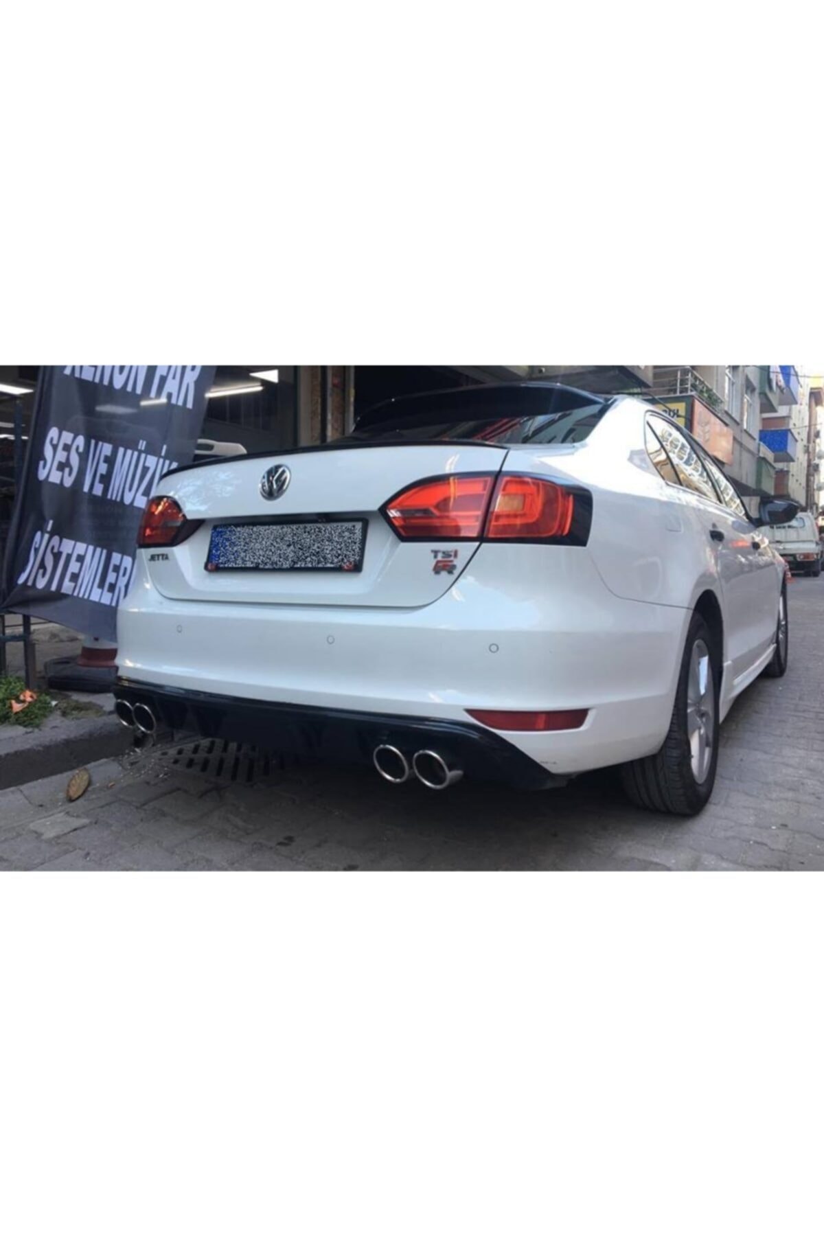 otaksan tuning Vw Jetta Difüzör (2011-2014) Parlak Siyah