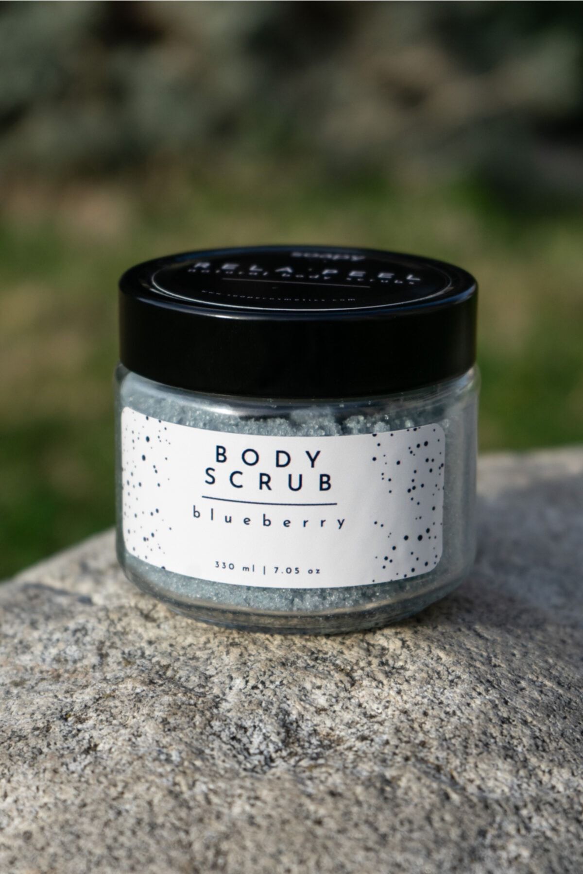 Soapy Co Rela'peel Blueberry Body Scrub - Yaban Mersini Vegan Vücut Ovması - 330 ml