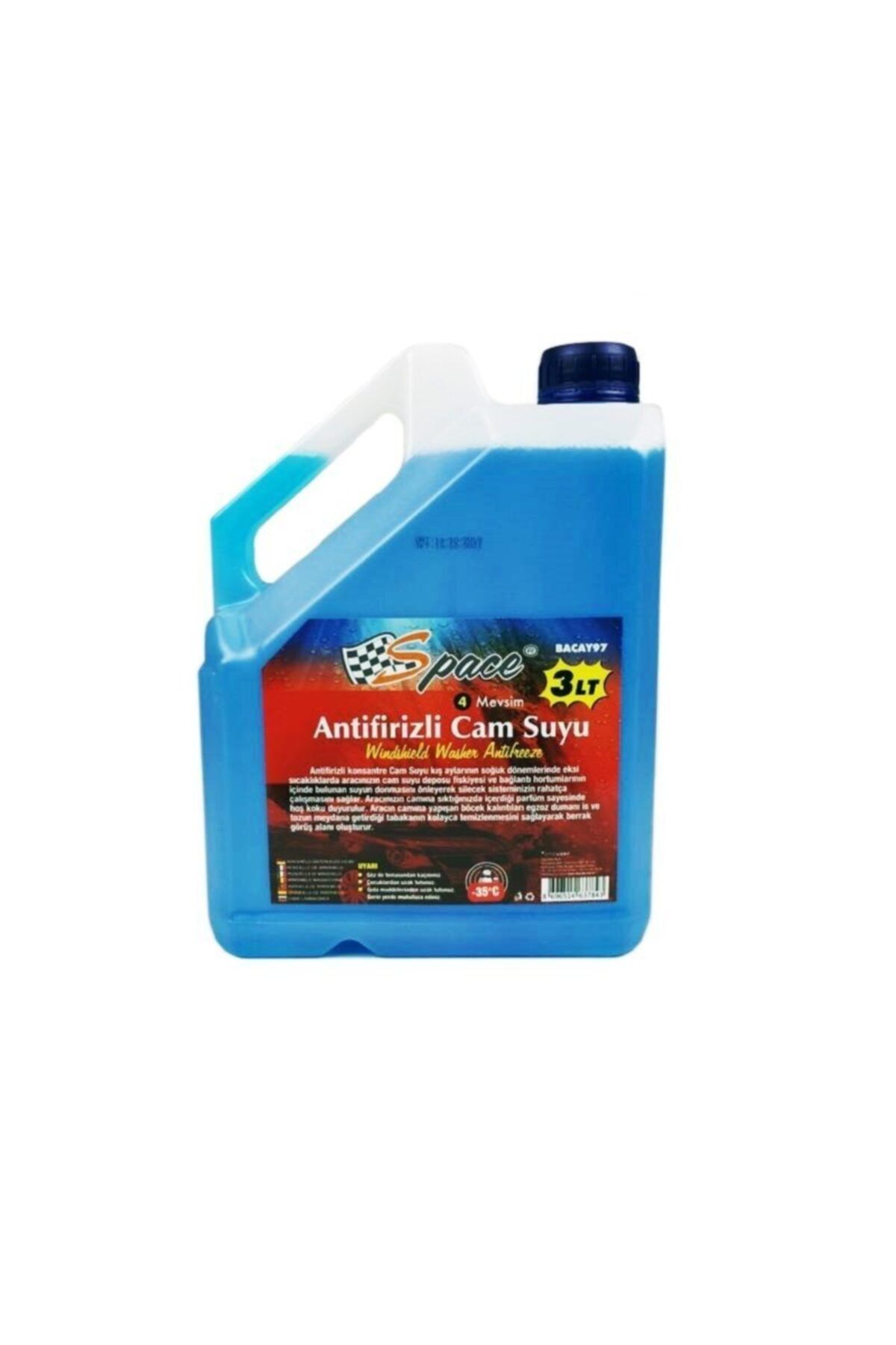 Space Antifirizli Cam Suyu 35 Derece 3 lt