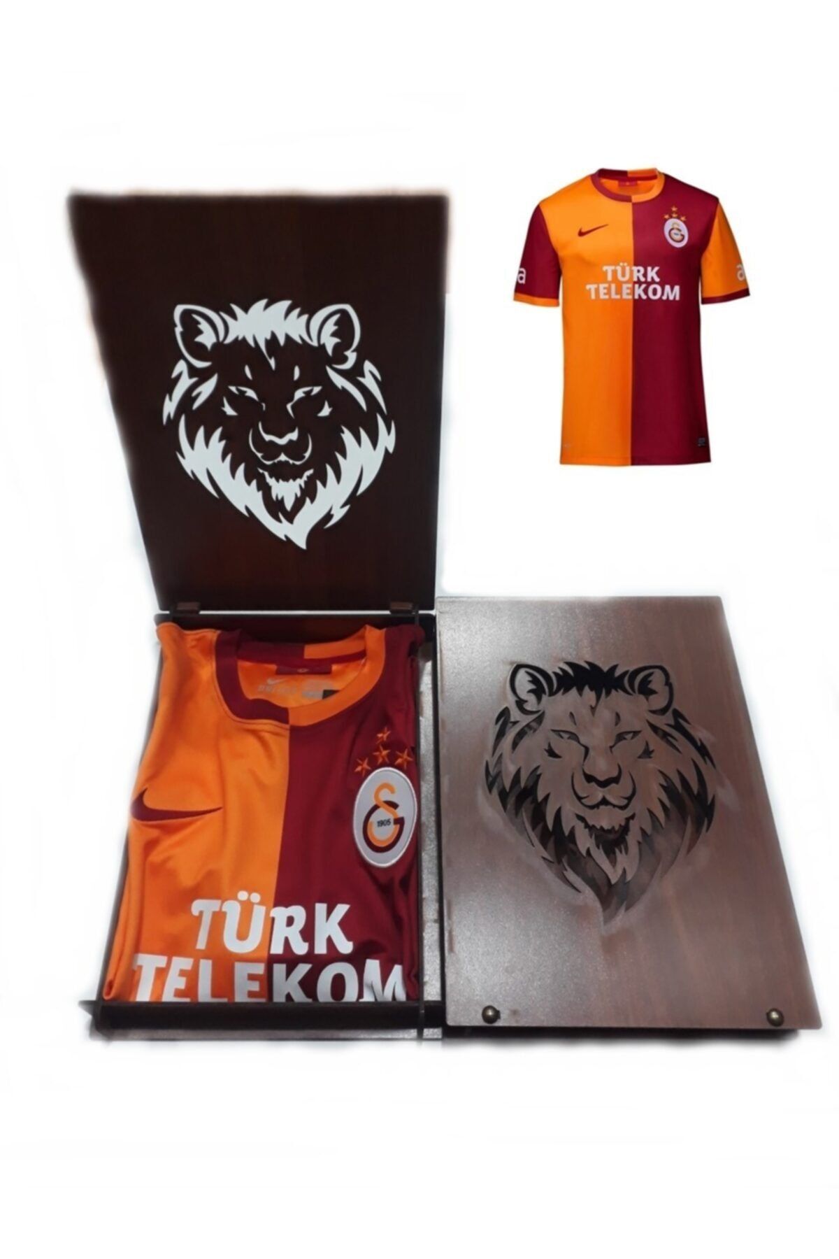 GSStore Unisex Çocuk 4 Yıldızlı Forma Hediyelik Ahşap Kutu