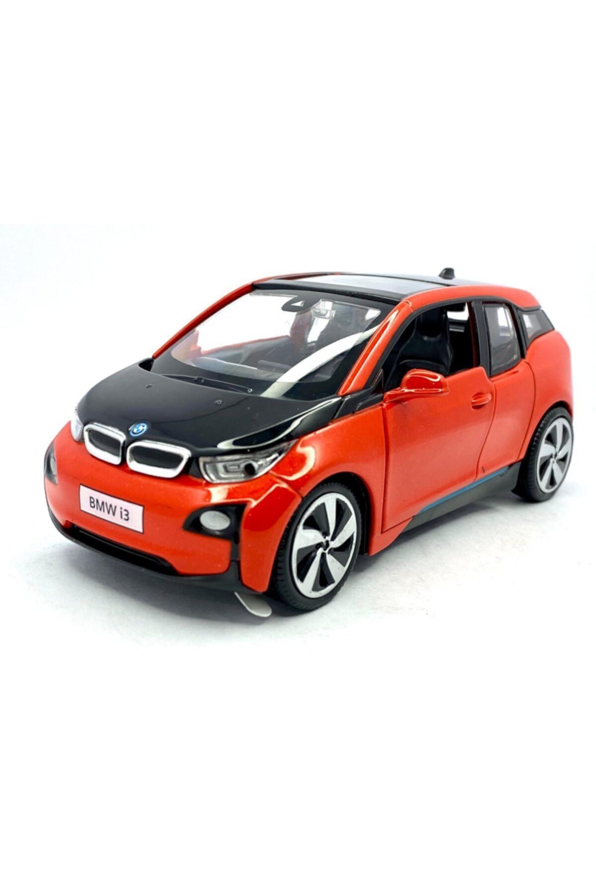 VARDEM OYUNCAK Çek Bırak Bmw I3 (die Cast 1:32) Kırmızı ( Işıklı Ve Sesli ) Araba