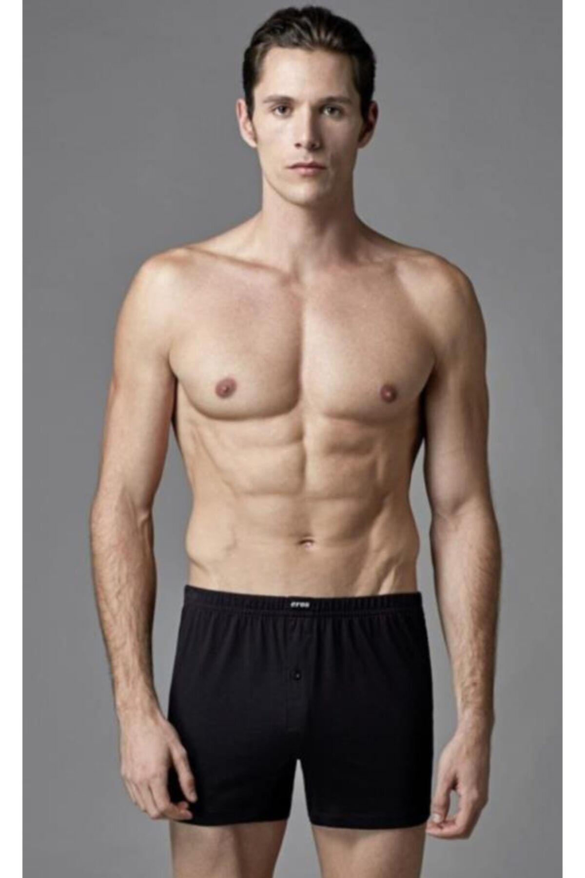 Eros Ers038 Erkek Boxer 2 Li Siyah-lacivert
