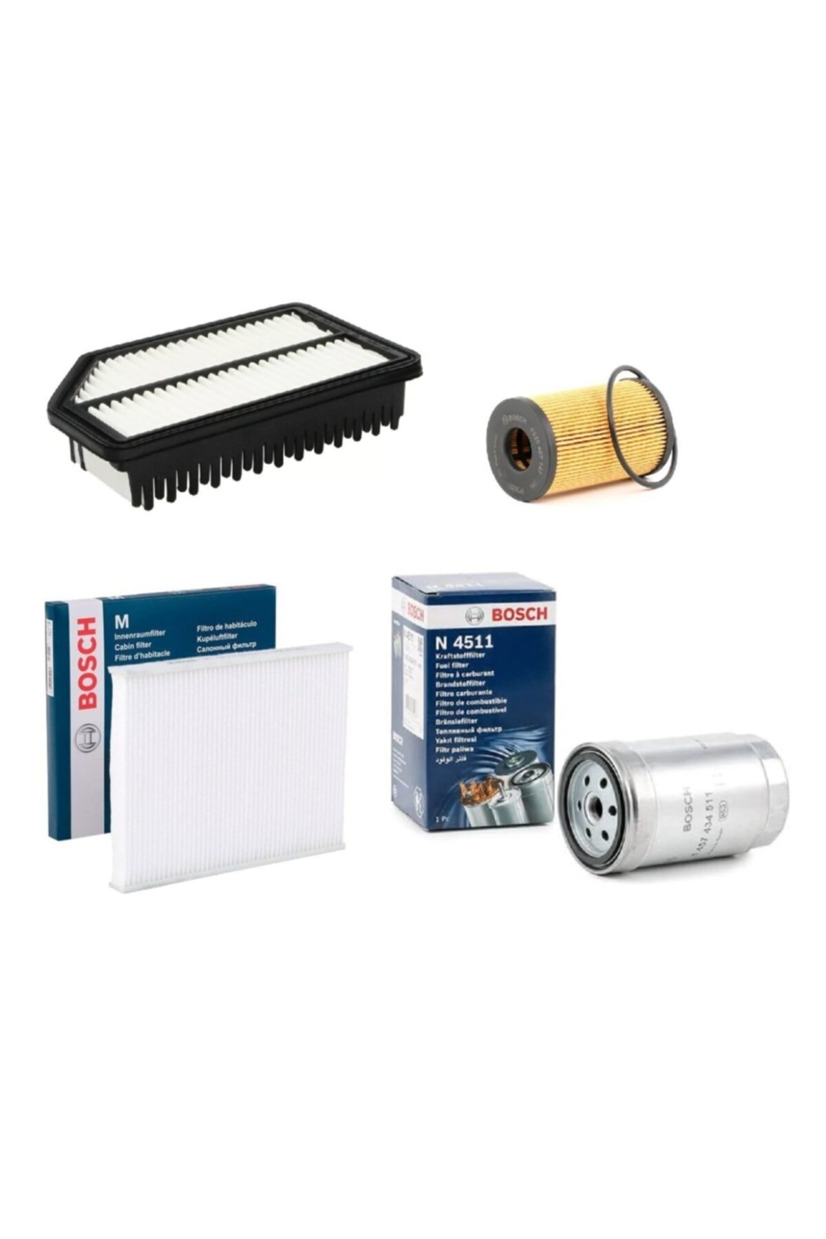Bosch Hyundai Accent Blue 1.6 Crdi Filtre Bakım Seti 2011-2016