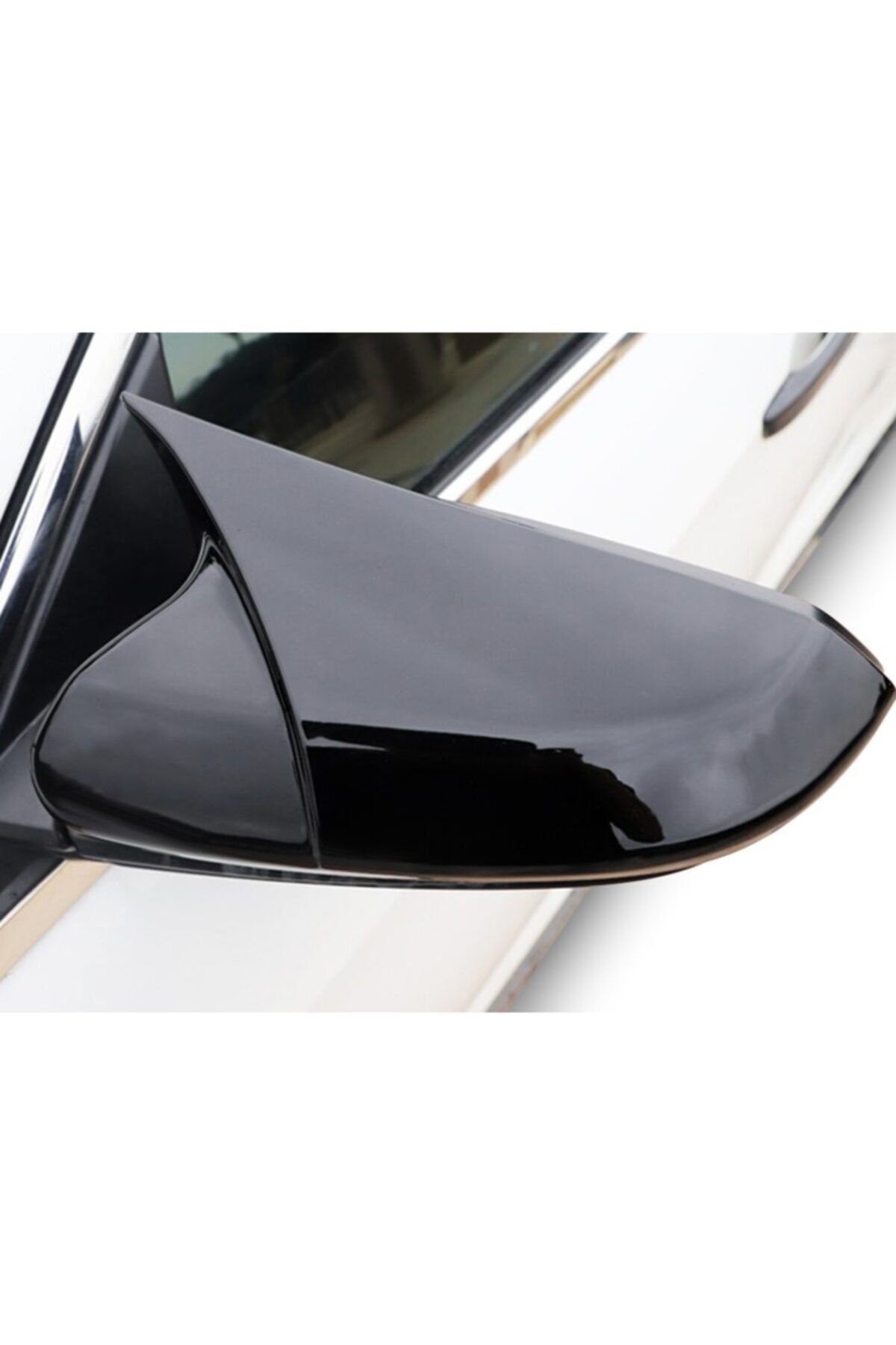 OmsaLine Vw Passat B8 2015-2019 Arası Uyumlu Siyah Yarasa Ayna Kapağı Piano Abs