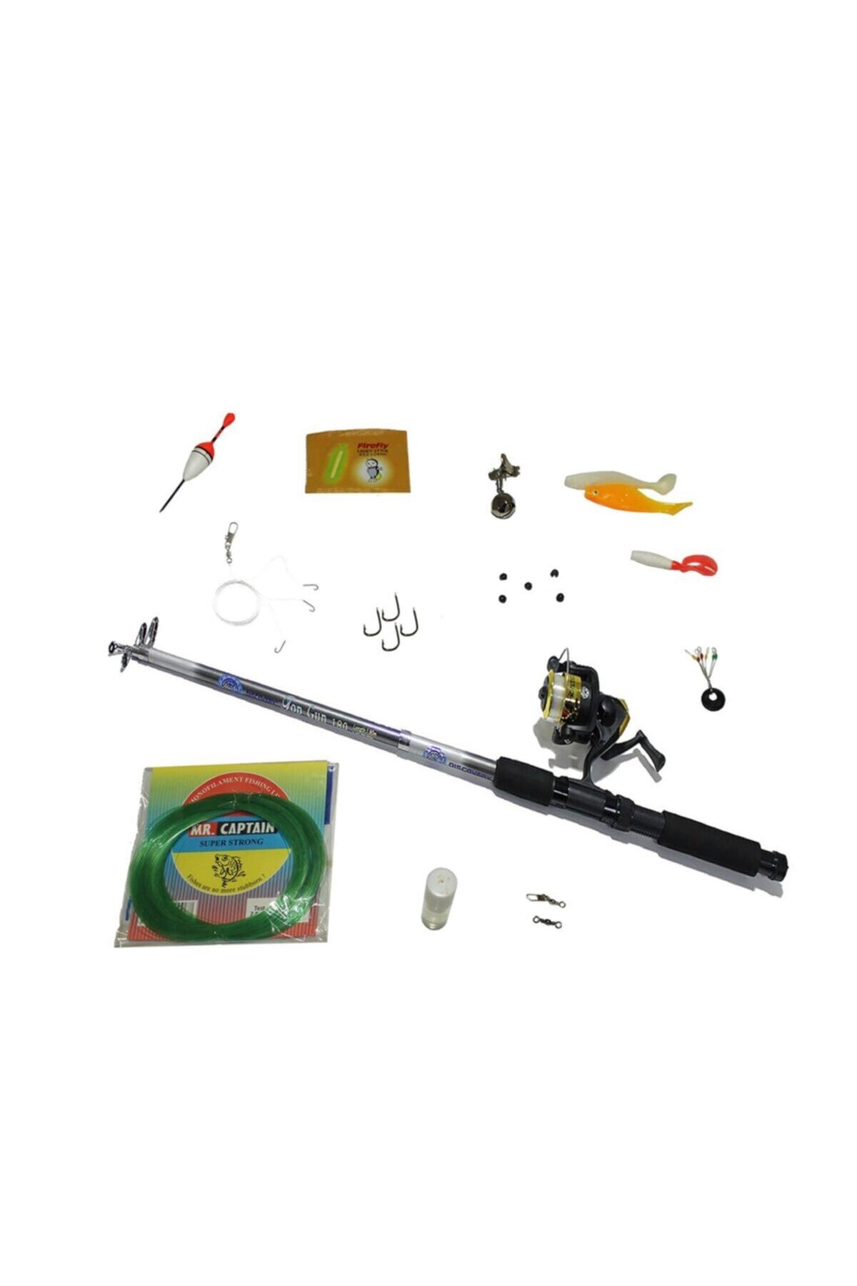 Teknor 25 parça Eko Takım olta Kamış Dft 180 Cm, Makara Pinorexct200, iğne & Yem Seti