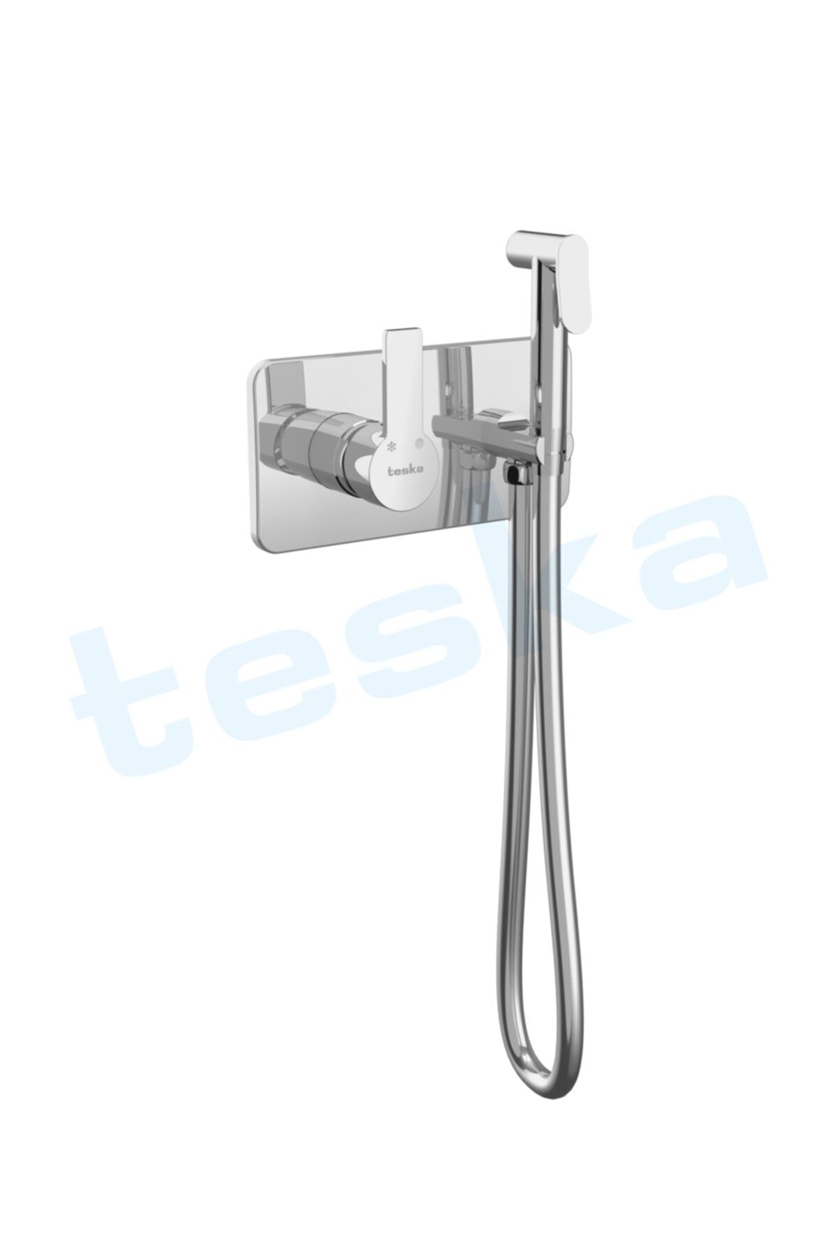 TESKA Alia Krom Kare Askılı Taharetmatik (SET)