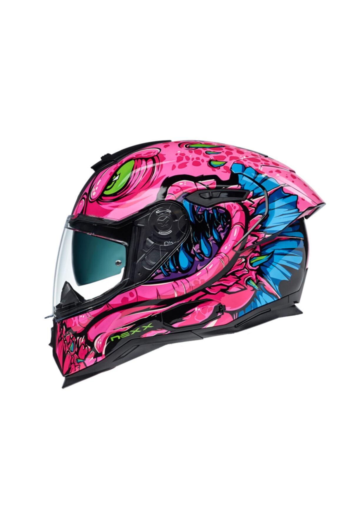 Nexx Sx.100r Abısal Pembe-mavi Kask