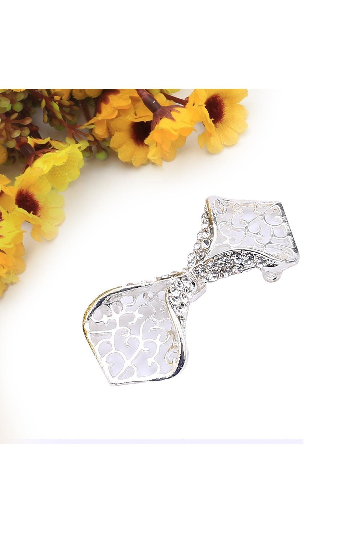 Hobi Dünya Kristal Taşlı Fiyonk Agraf