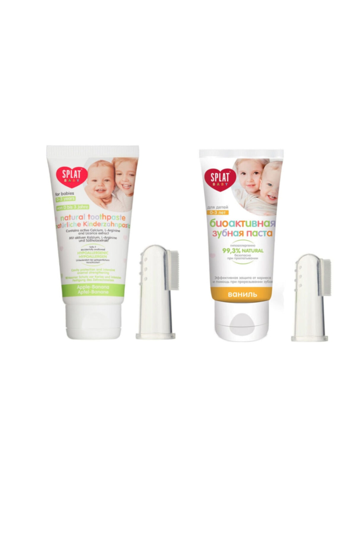 Splat 0 3 Yas Arasi Elma Ve Muz Tadinda Dis Macunu 40ml Vanilyali Dis Macunu 40ml Parmak Dis Fircasi Fiyati Yorumlari Trendyol