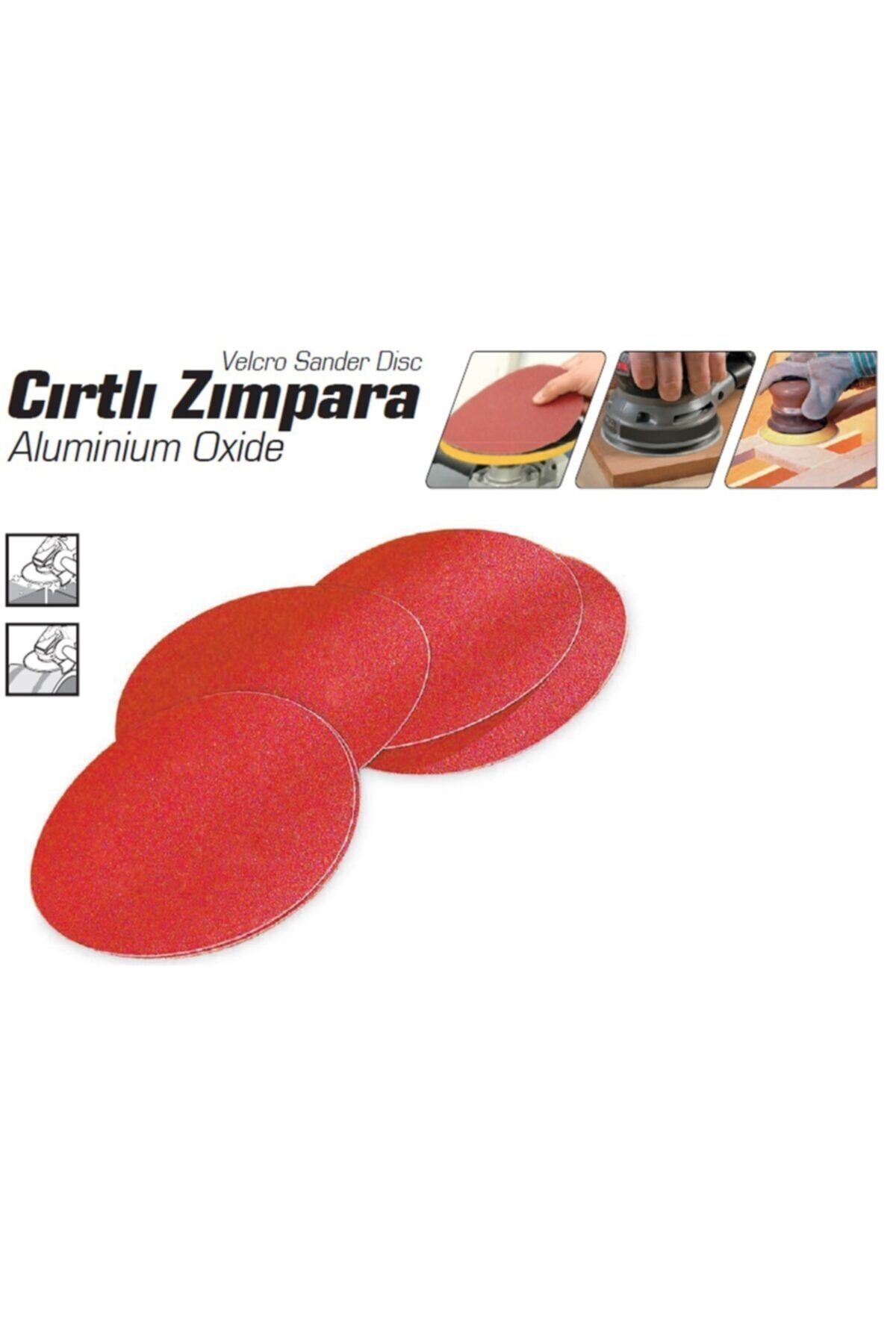 NALBUR BABA Cırt Zımpara 180 Mm No:80 - 100 Adet