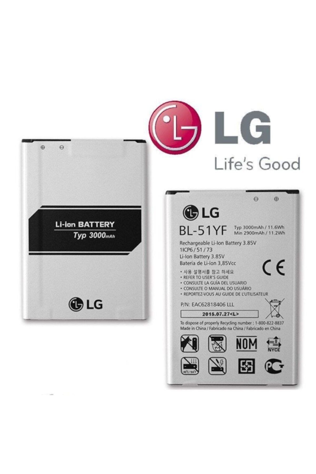 Medyar Lg G4 Batarya Pil Bl-51yf