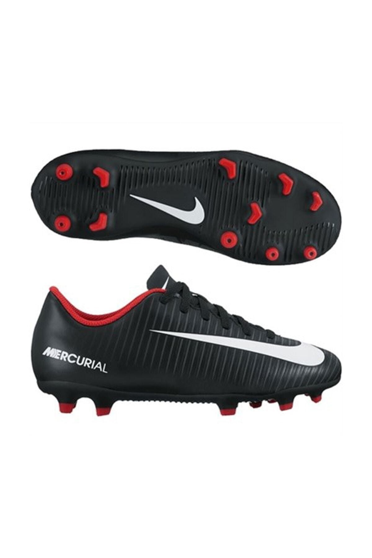 Nike Siyah Çocuk 831952-002 Mercurıal Vortex Futbol Ayakkabısı
