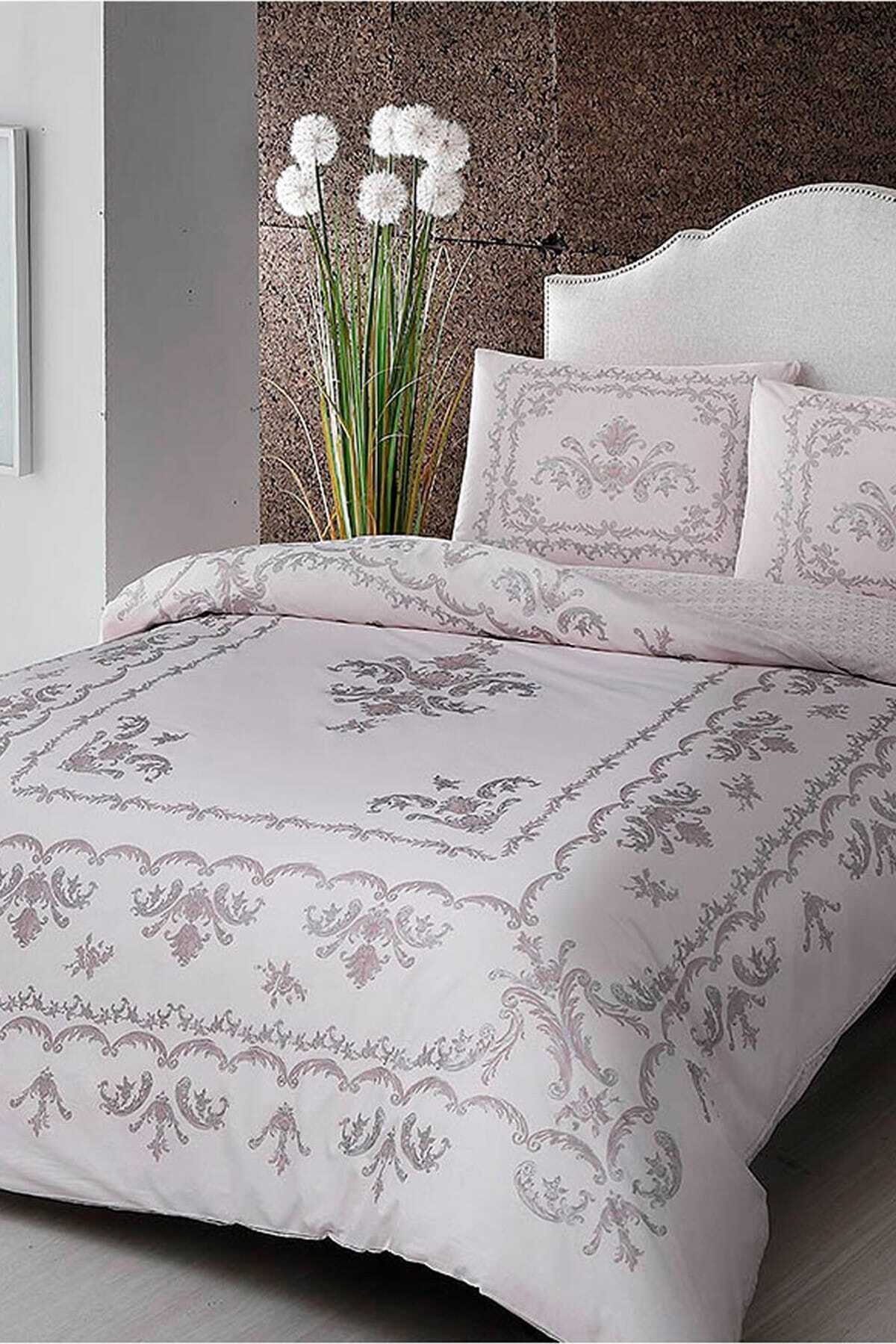 Tac Ranforce Cift Kisilik Nevresim Takimi Royce Pembe Fiyati Yorumlari Trendyol