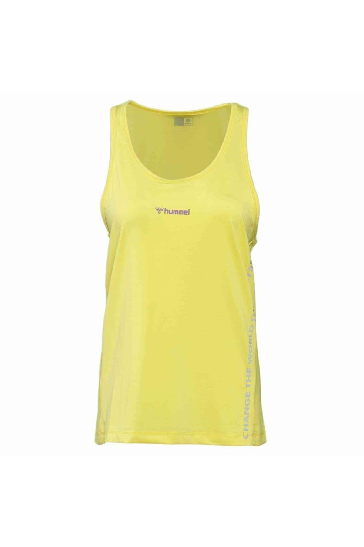 HUMMEL Hmlquastel Tank Top Safety Yellow/grey
