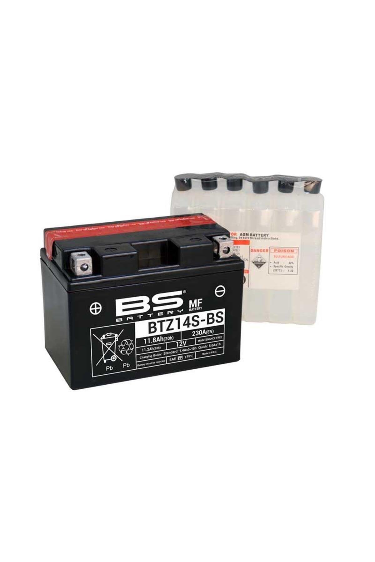 BS Battery Motosiklet Aküsü Btz14s-bs