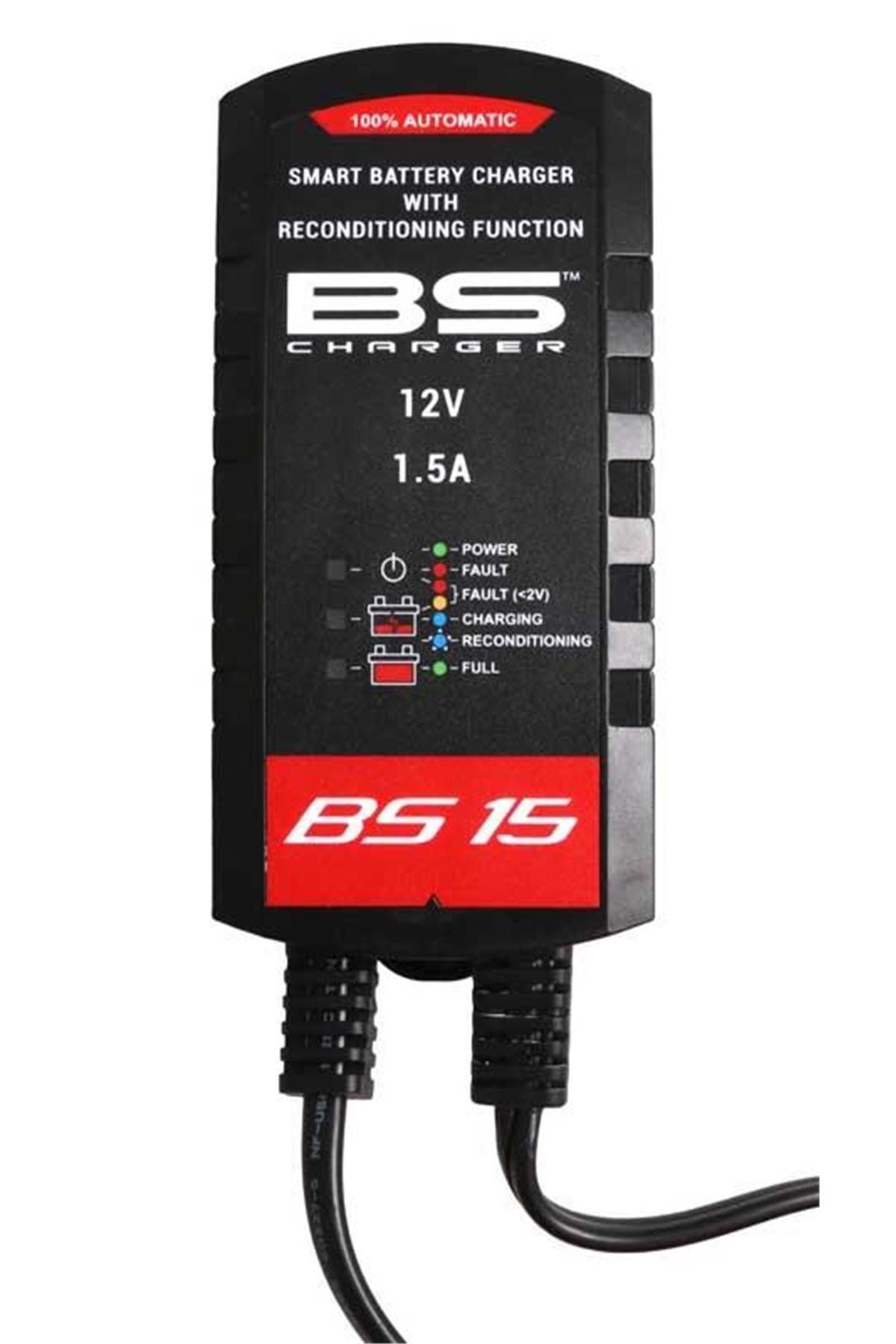 BS Battery Akü Şarj Aleti Bs15-smart Charger 12v 1.5a