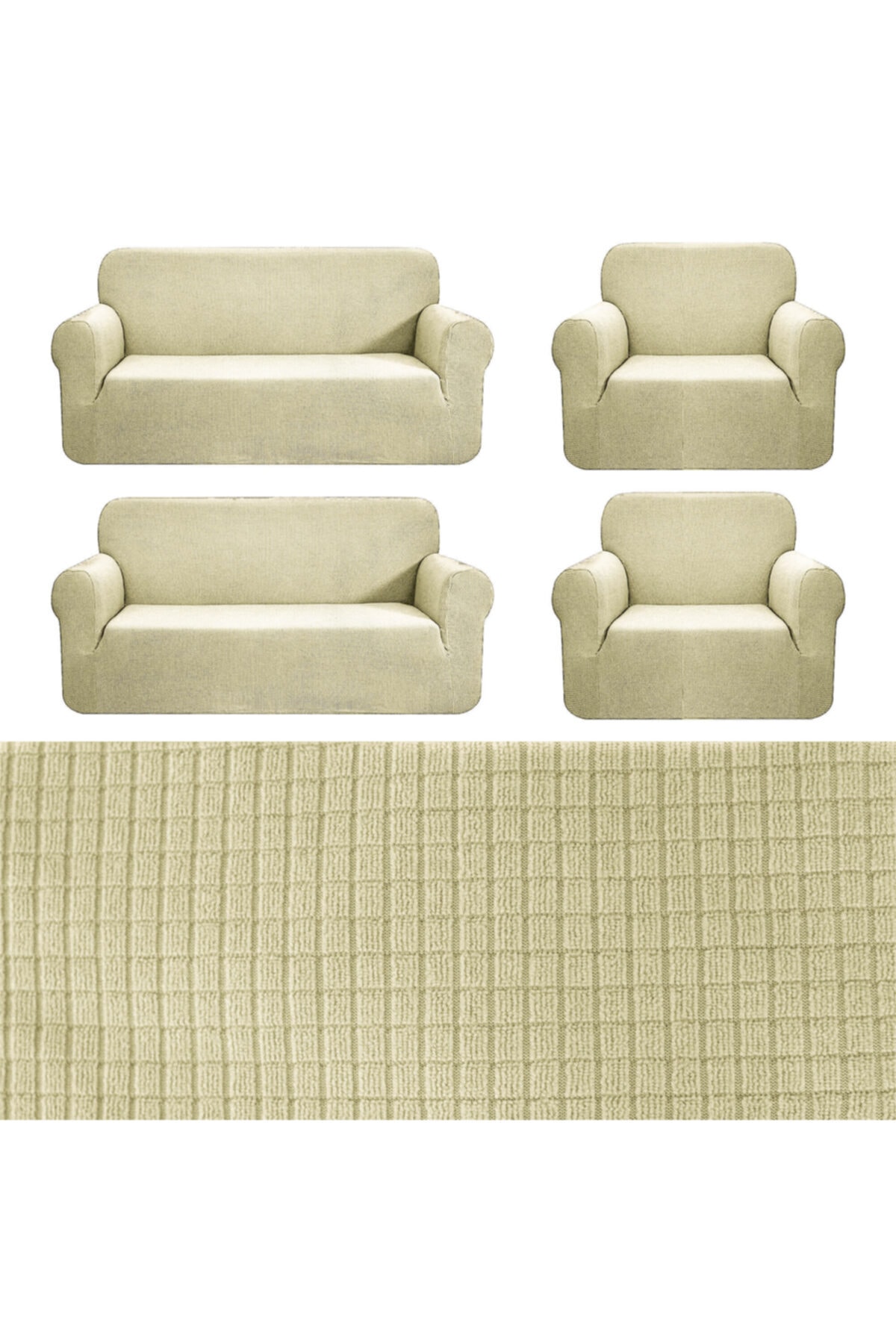 f faiend strec lastikli esnek yikanabilir kare desen cekyat ve kotuk ortusu takimi 3 3 1 1 koltuk kilifi fiyati yorumlari trendyol