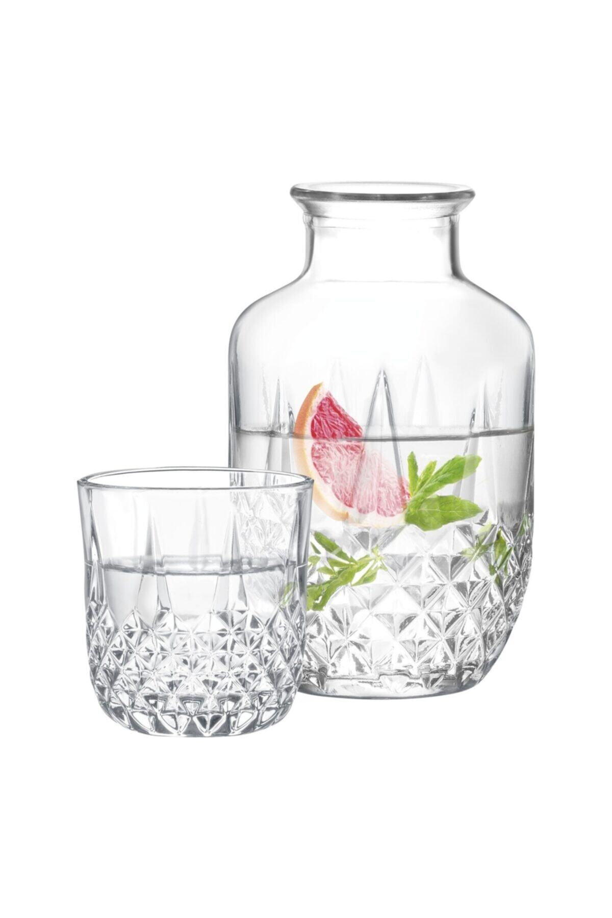 EVGARAJ Başucu Sürahisi Karaf Su Şişesi, 525 Ml