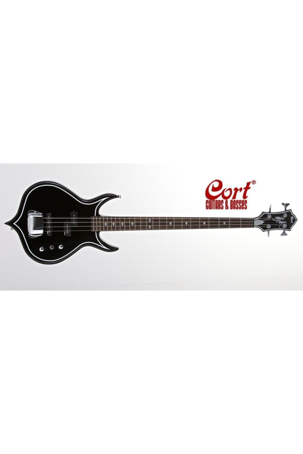 CORT Bas Gitar, Gıgbag, Siyah, Mighty Mite Mmpb-4 & Mmj