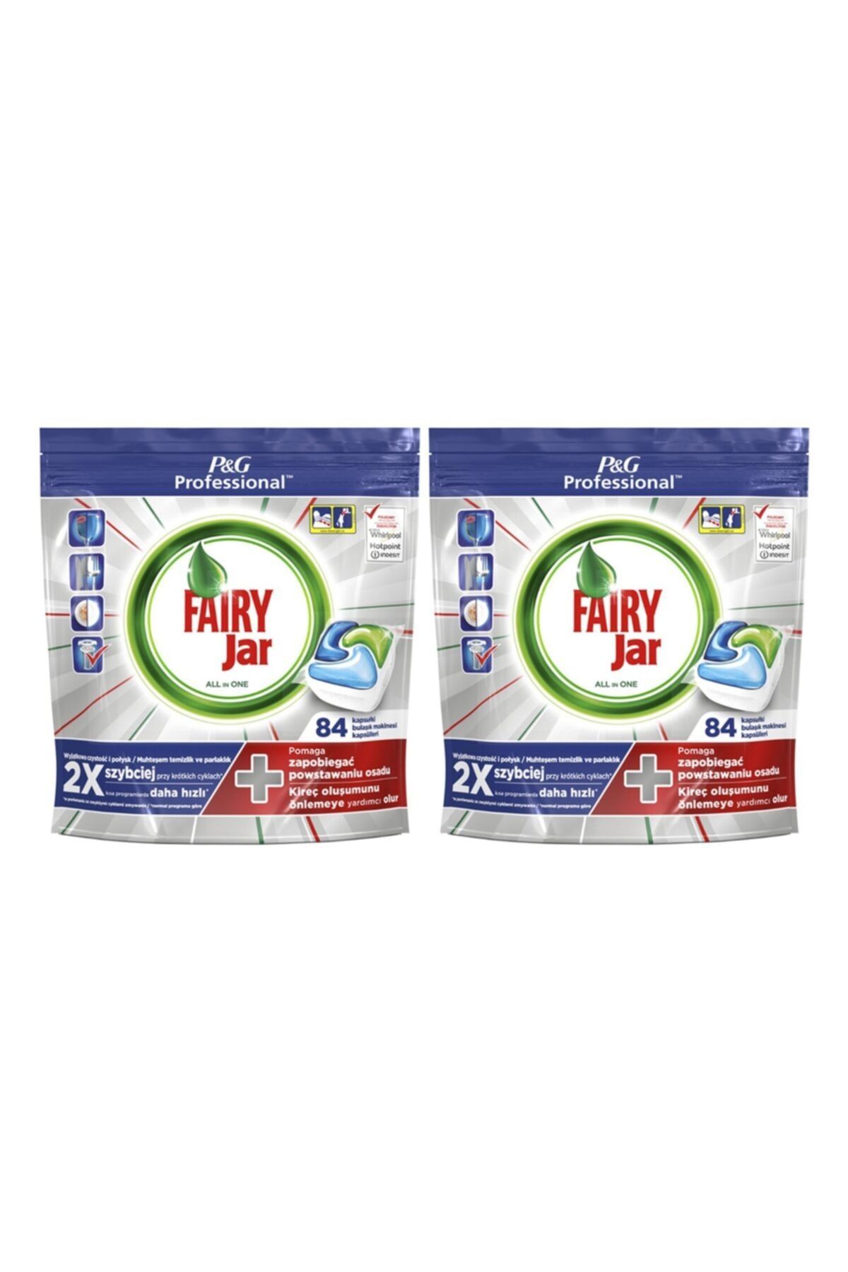 Fairy Jar Platinum Bulaşık Makinesi Kapsülü 84'lü X 2 Adet
