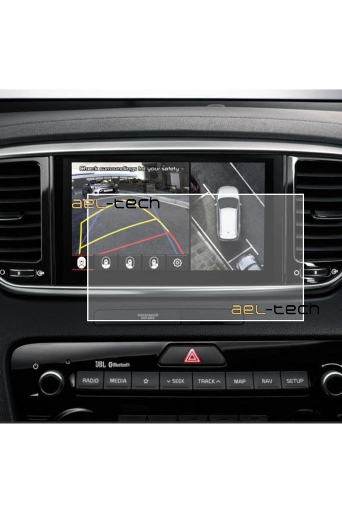 aeltech Kia Yeni Rio 8 Inç Navigasyon Temperli Nano Ekran Koruyucu