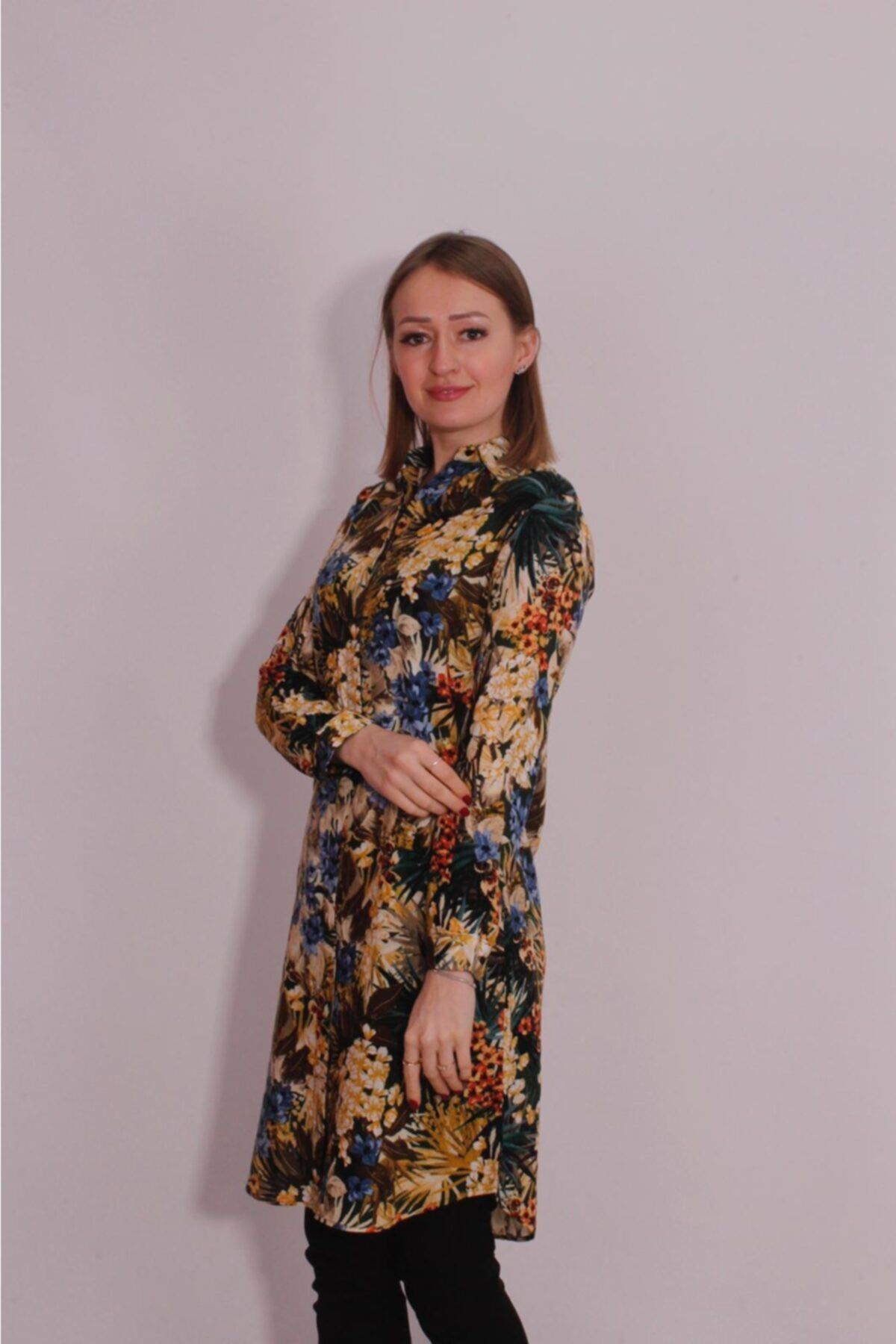 missclover Kadın Renkli Tunik