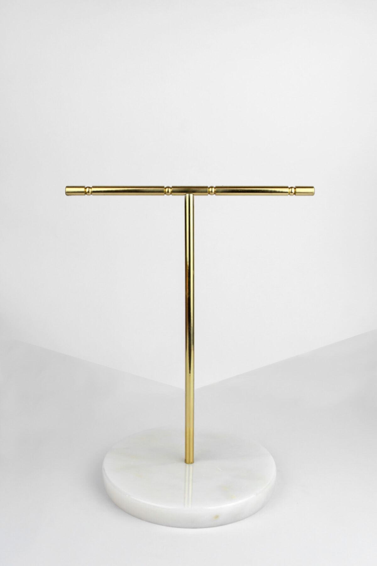 NMSG DESİGN Doğal Mermer T Takı Askısı