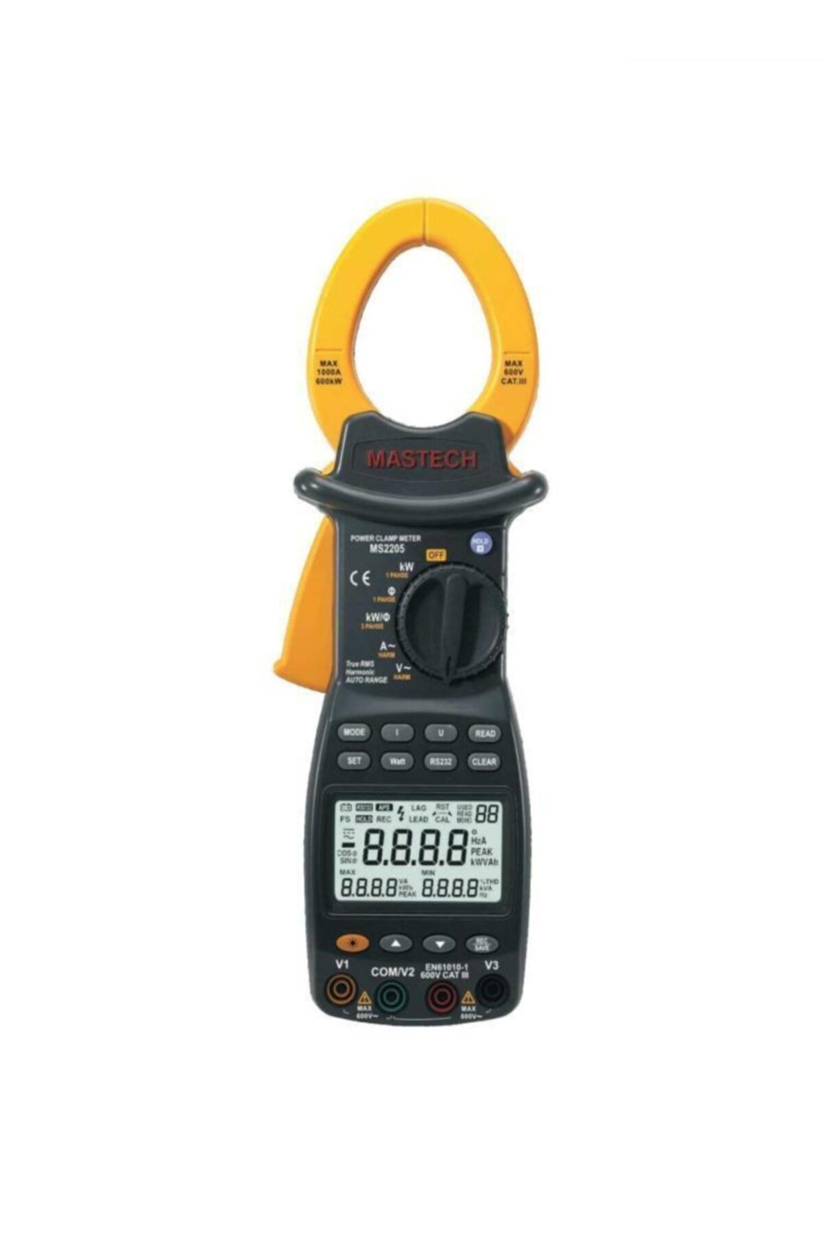 Mastech Ms2205 Ac 1000a Dijital Harmonik Powermetre