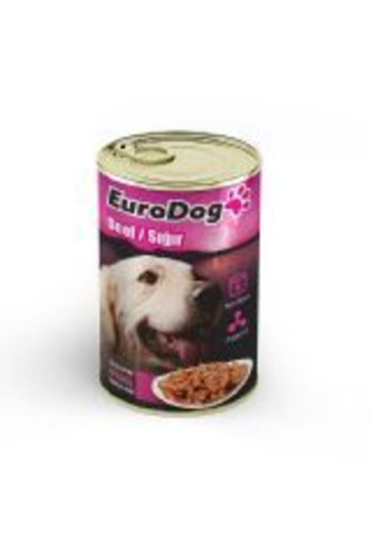 Eurodog Köpek Konservesi Biftekli 415gr 10 Adet