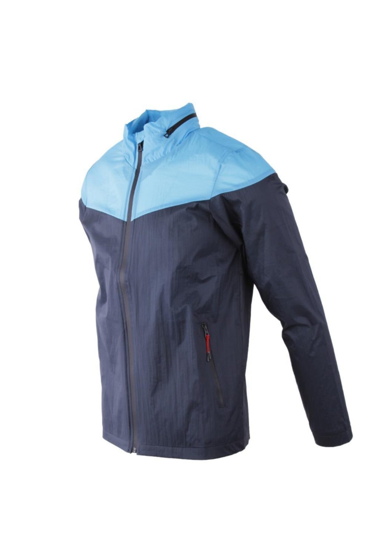 Exuma Erkek Turkuaz Fermuarlı Rüzgarlık
