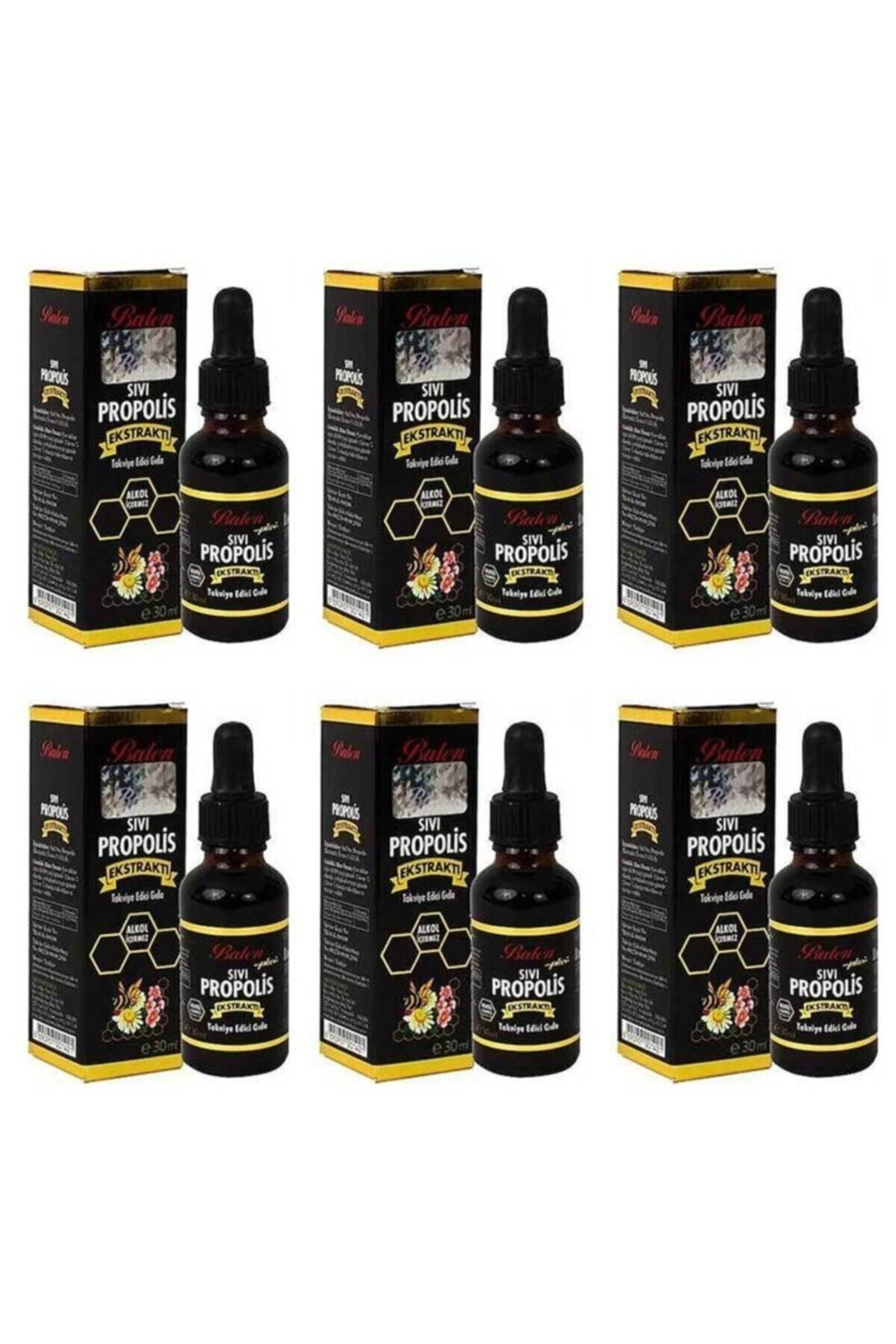Balen 6 Adet Sıvı Propolis Ekstraktı 30 Ml - Yeni Ürün