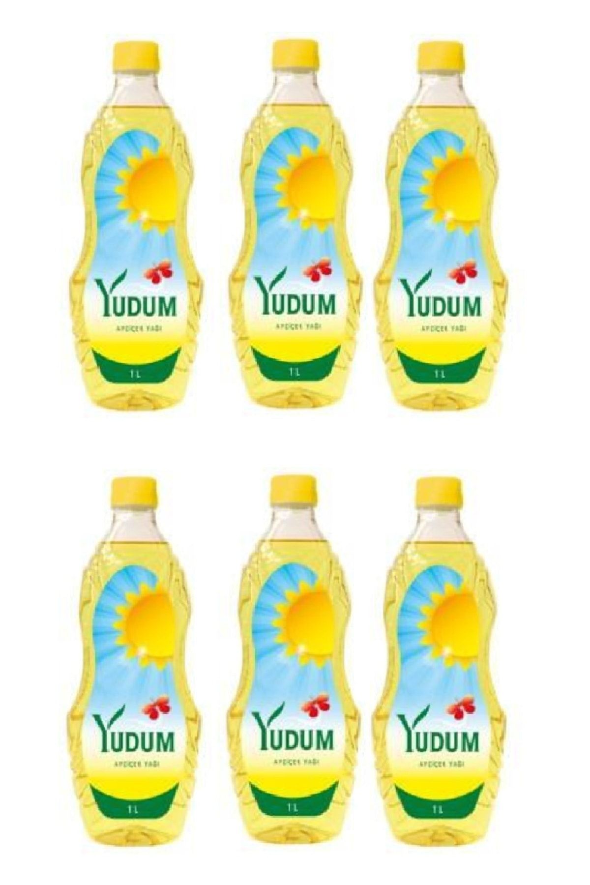 Yudum Ayçiçek Yağı Pet Şişe 1 Litre X 6 Adet