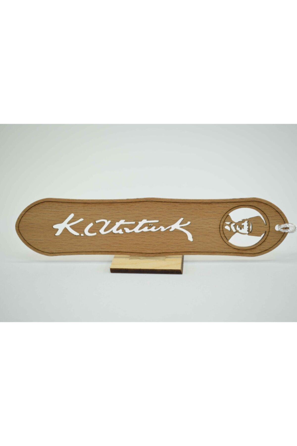 KAYRA TASARIM ATÖLYESİ Atatürk Imzası Ahşap Ayraç Imza (15x3,5) cm X 3 Adet