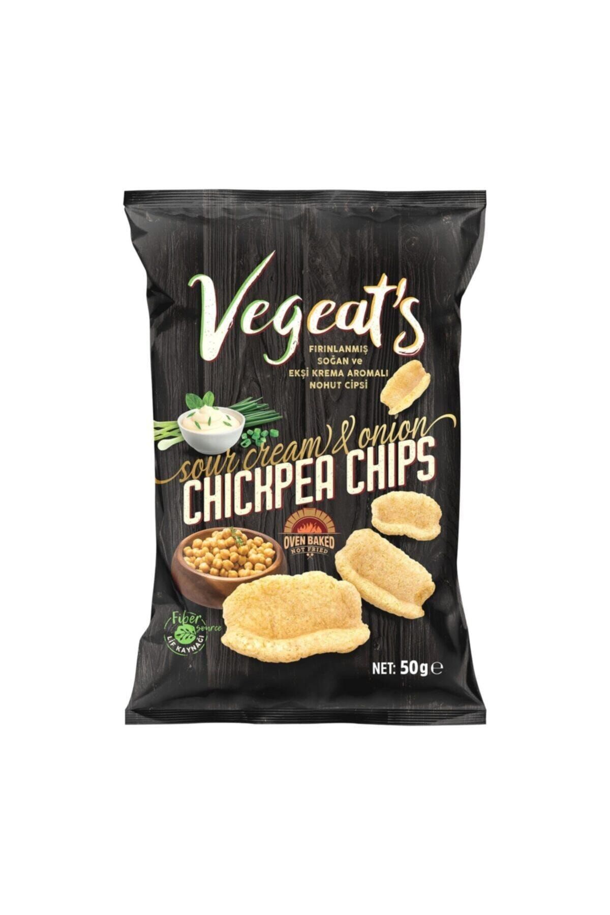 Vegeat's Fırınlanmış Ekşi Krema & Soğanlı Nohut Cipsi 50gr